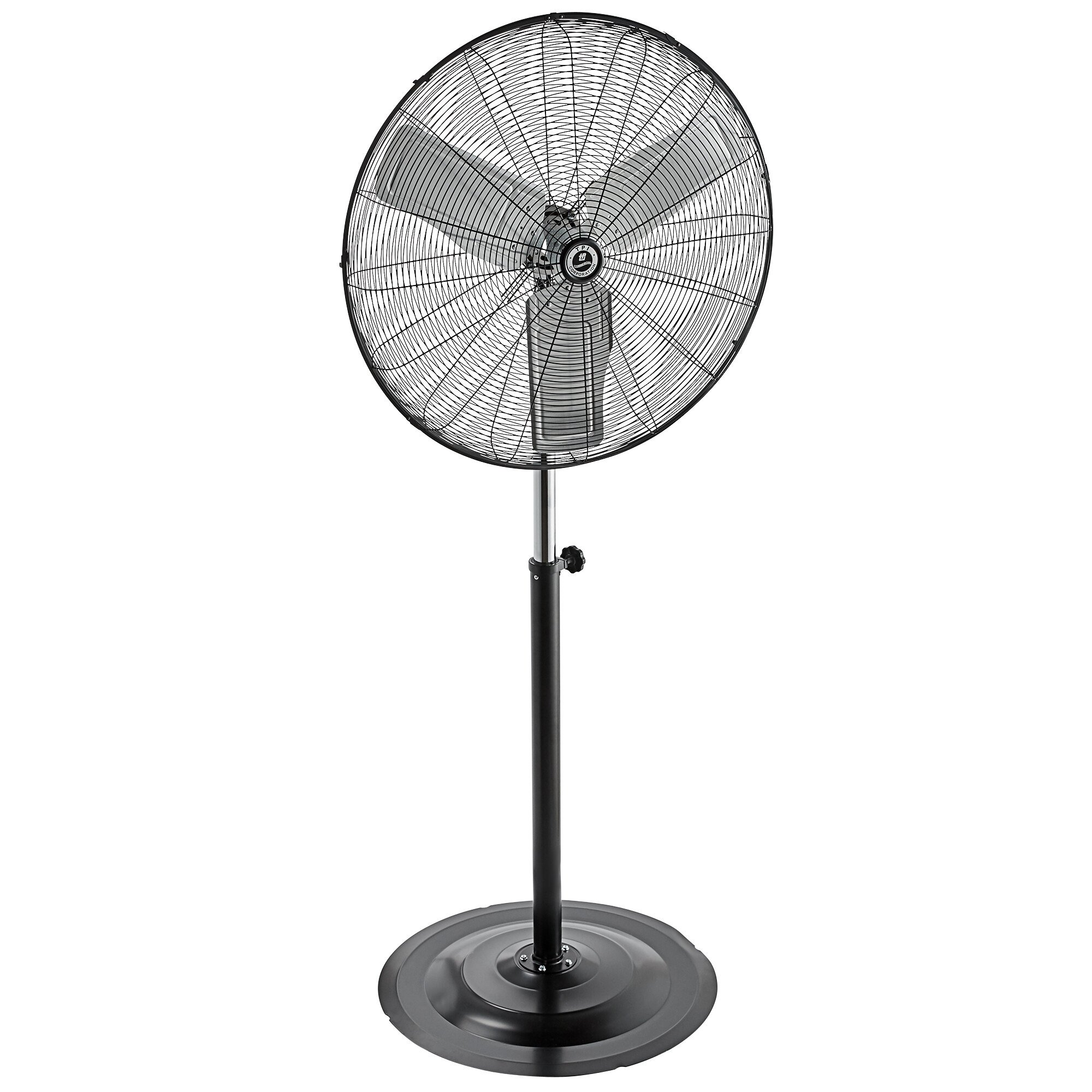 TPI CACU 30-P 30" 3-Speed Fixed Industrial Pedestal Fan - 1/4 Hp, 4,200 CFM