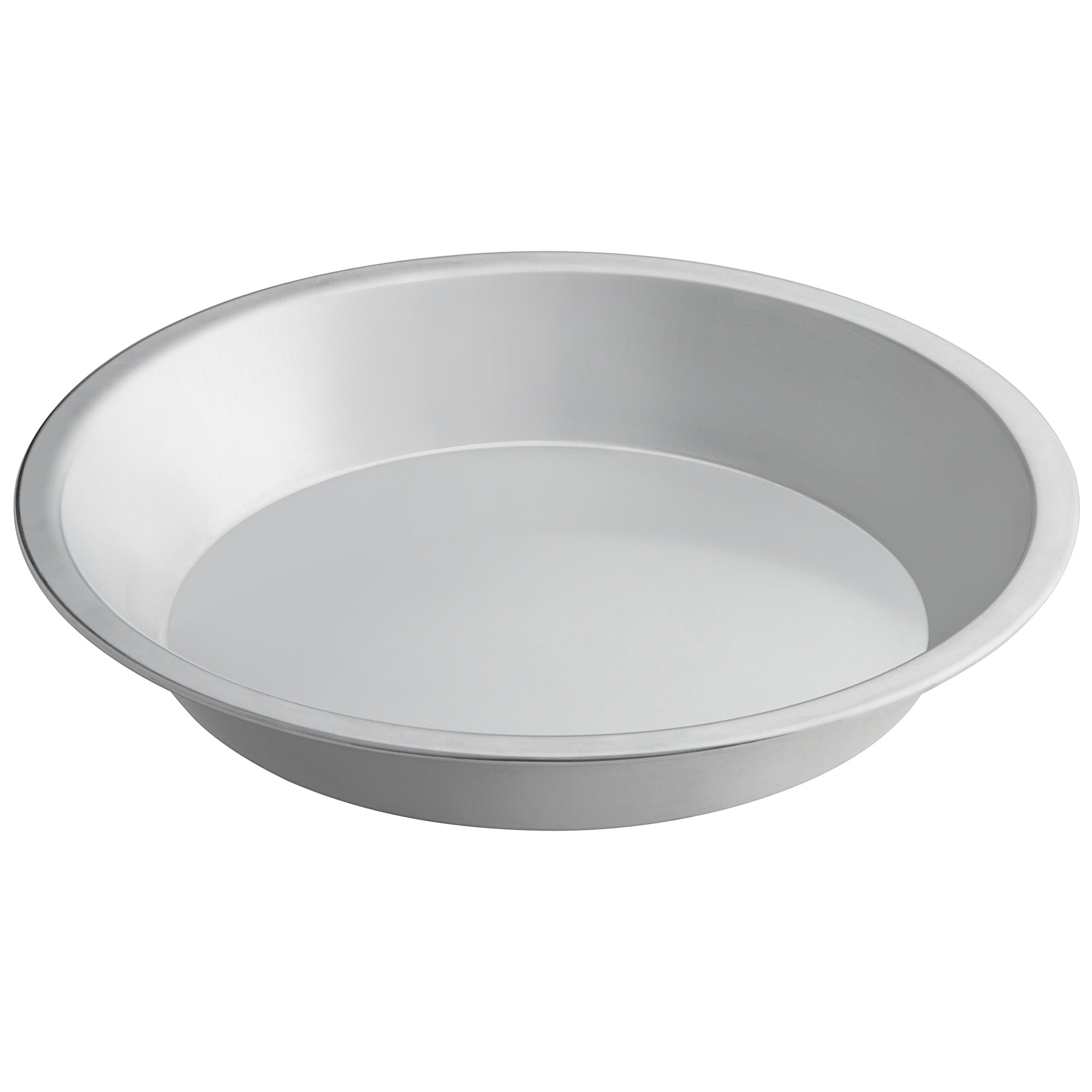 Baker's Mark 10" x 1 3/4" Deep Dish 16 Gauge Aluminum Pie Pan