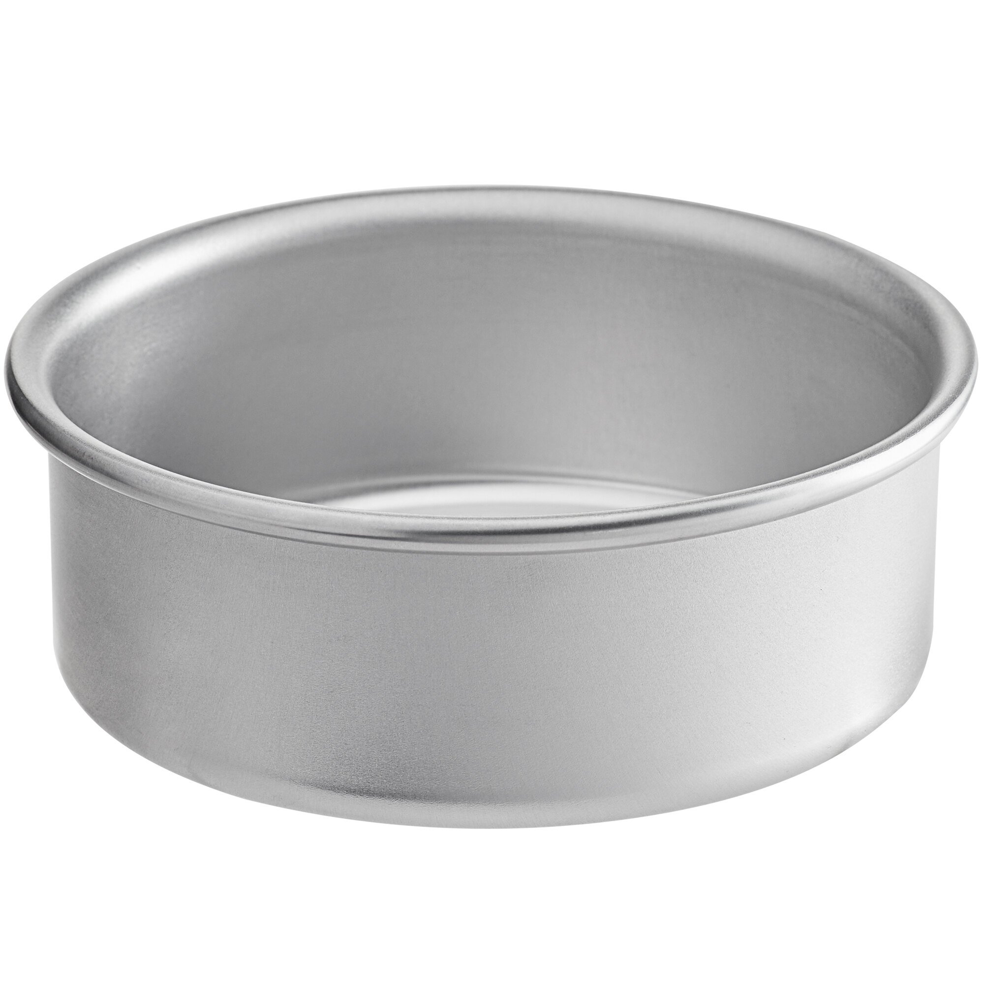 Choice 5" x 2" Round Mini Straight Sided Aluminum Cake Pan