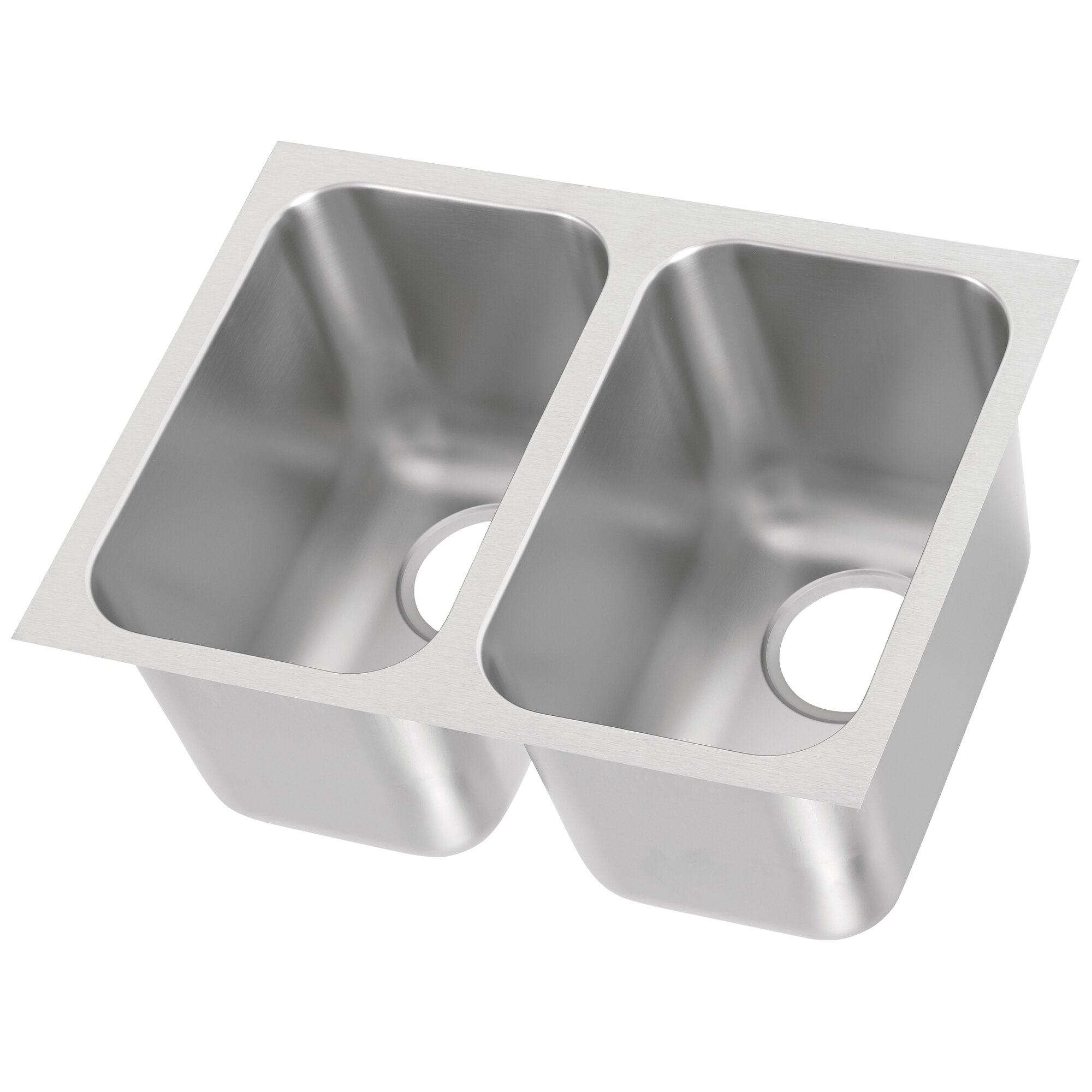 Vollrath 91021 21" x 16" 2 Compartment 20Gauge Stainless Steel Weld
