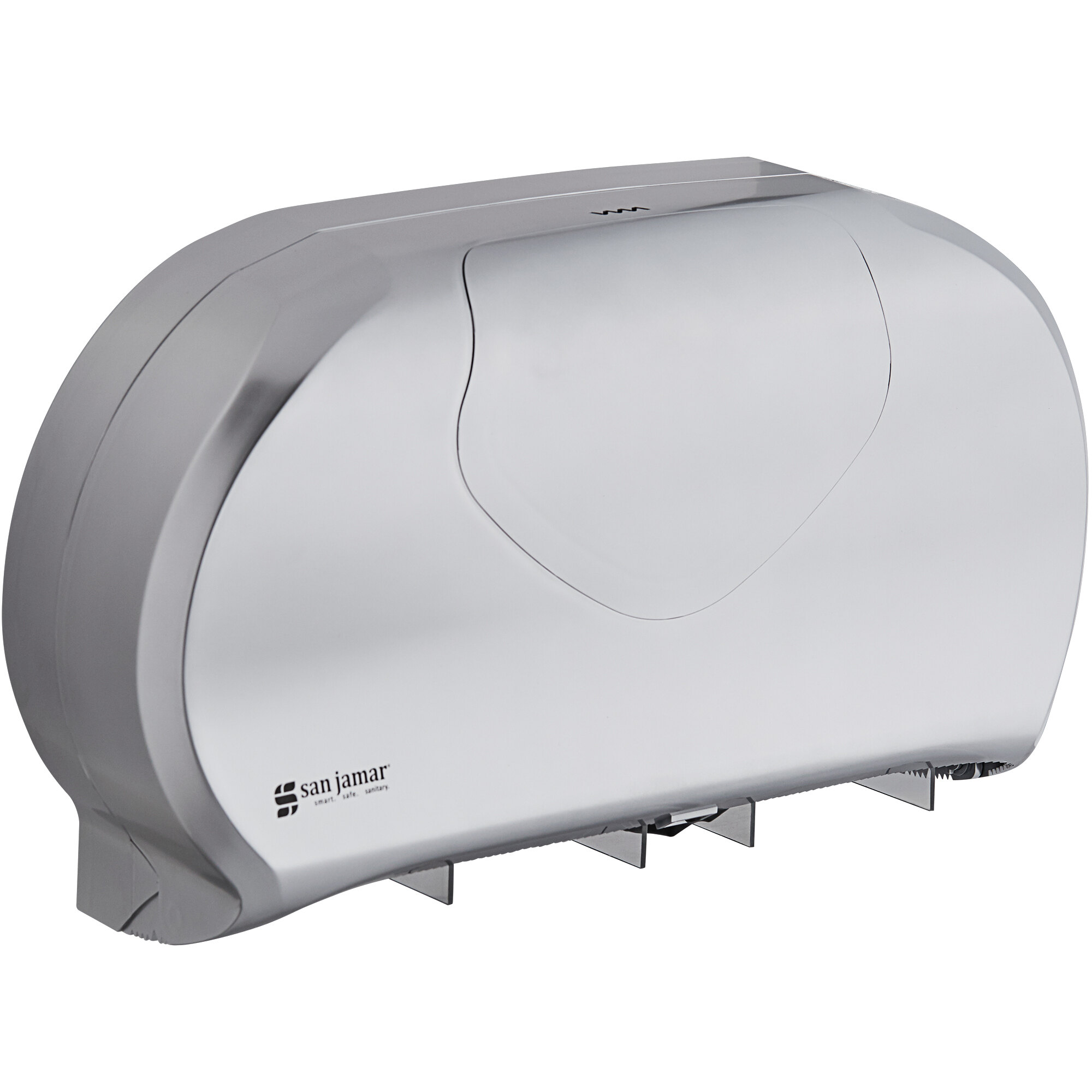 San Jamar R4070SS Summit 9" Double Roll Jumbo Toilet Tissue Dispenser