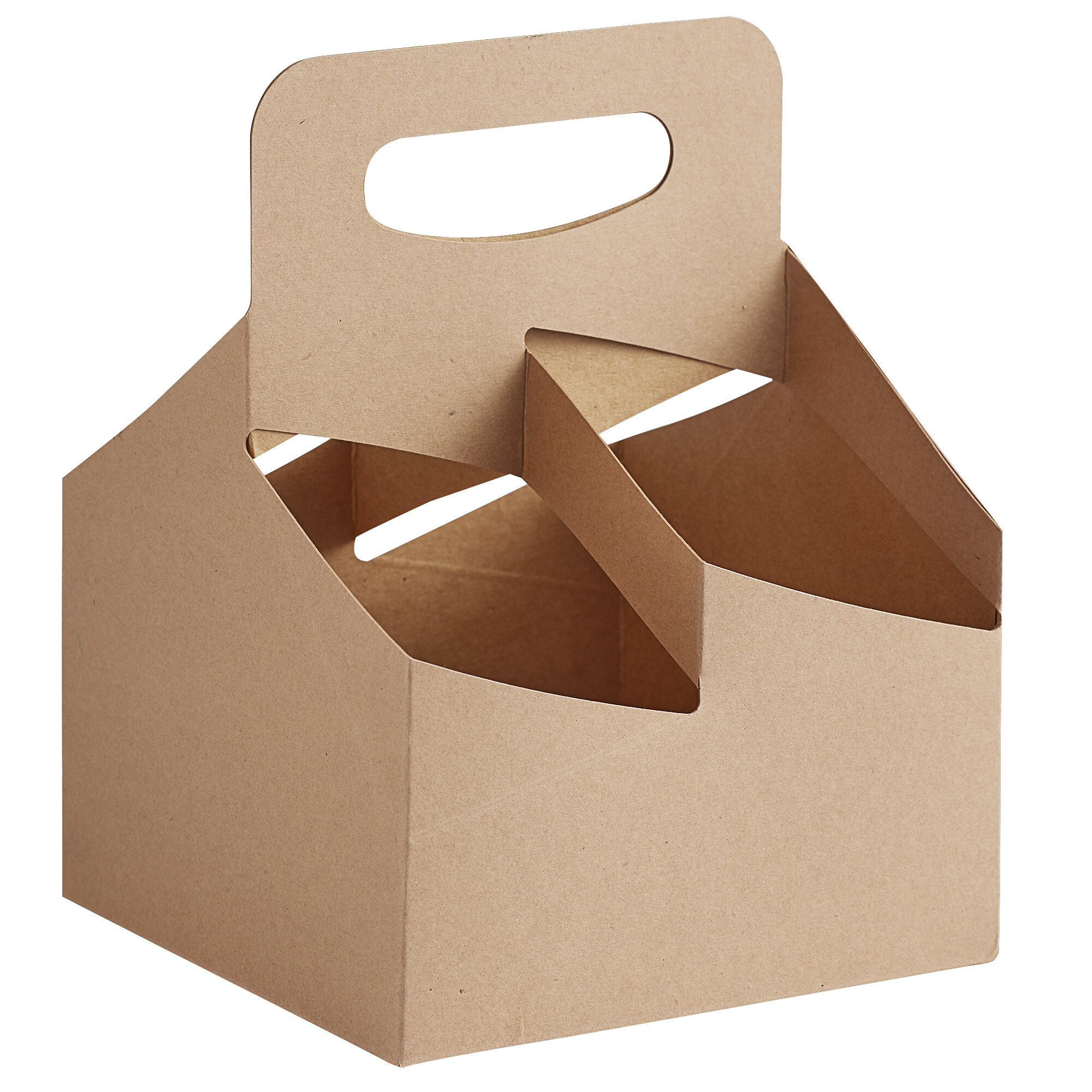 Choice 4 Cup Handled 1632 oz. Drink Carrier 200/Case