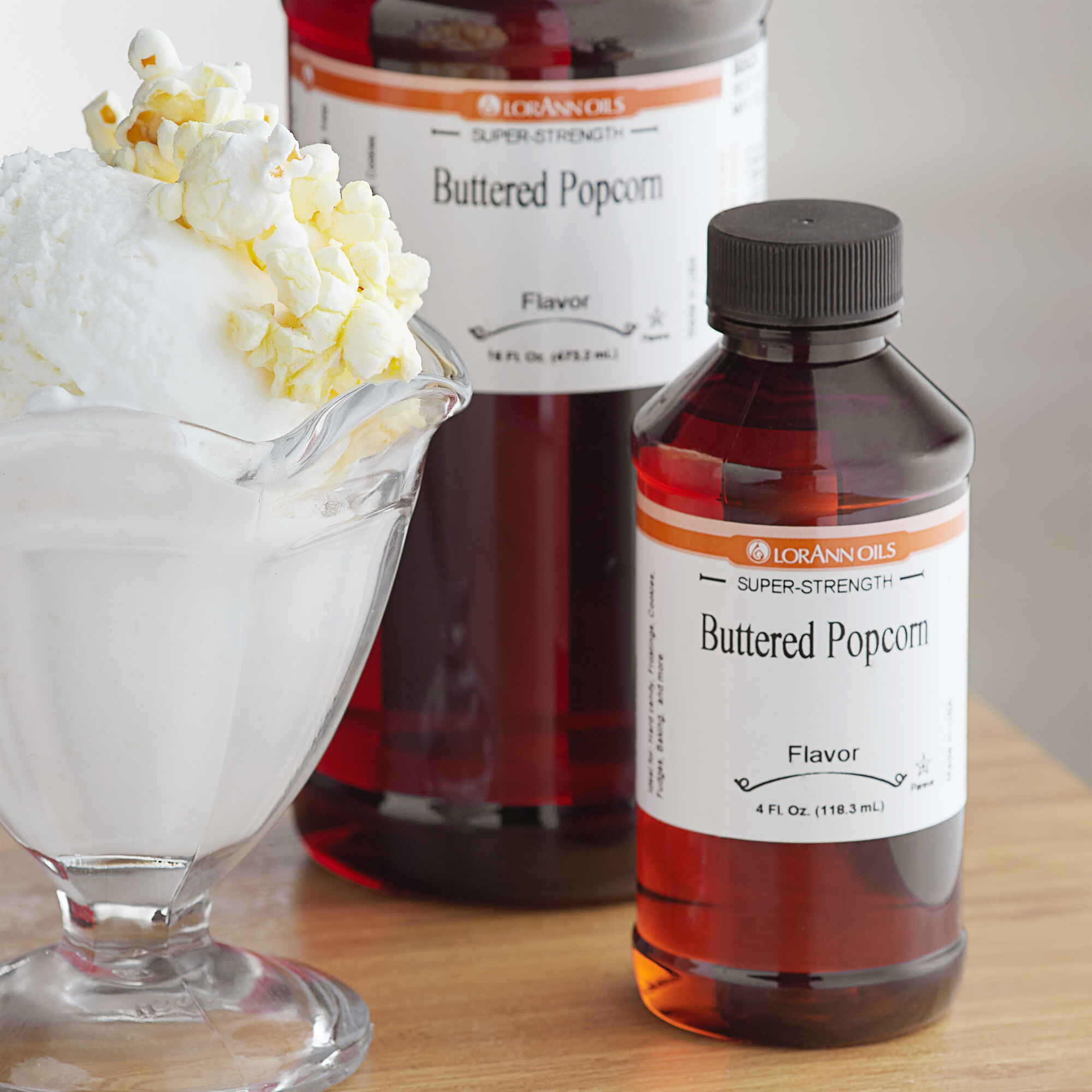 LorAnn Oils 4 oz. Buttered Popcorn Super Strength Flavor