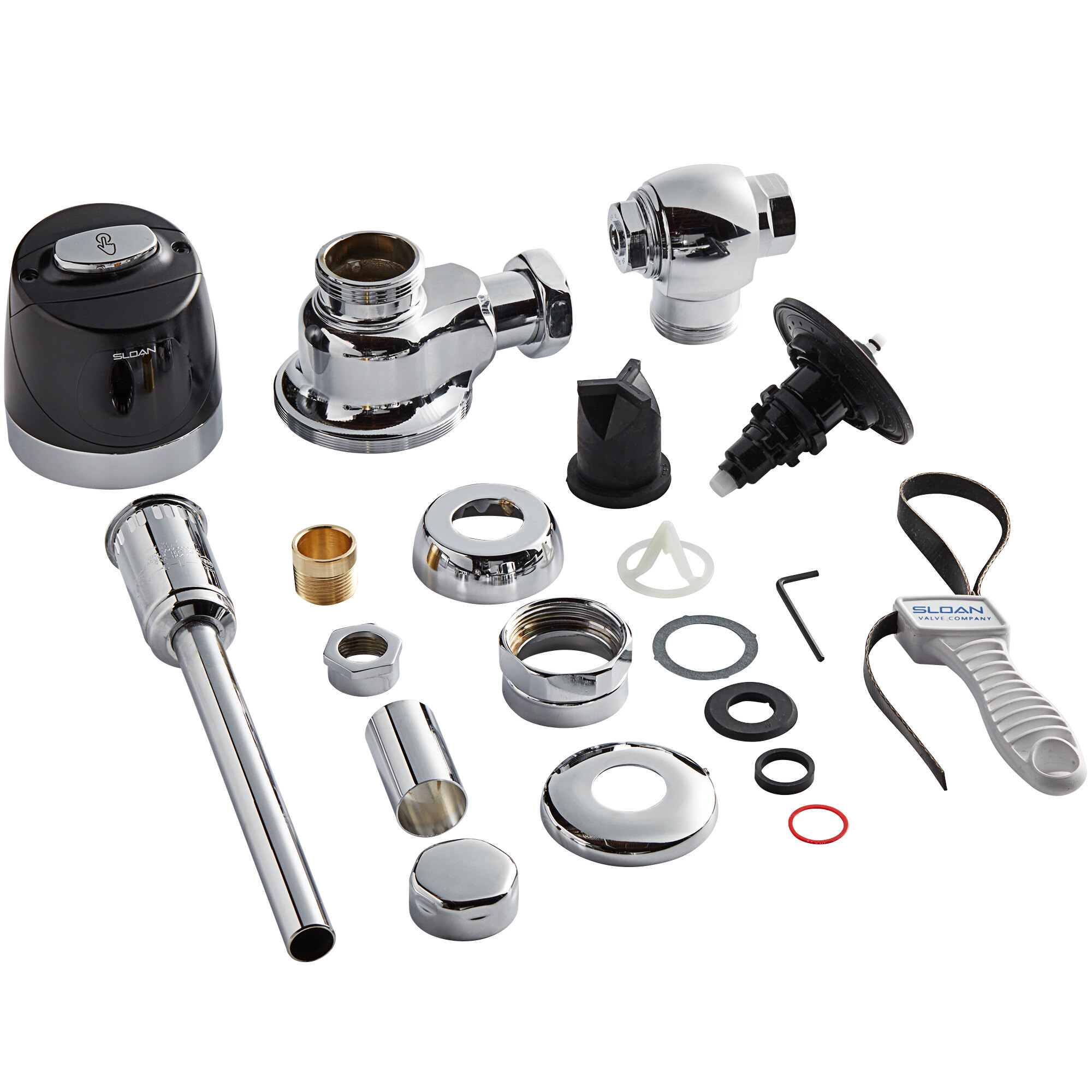 Sloan 3790013 81861.0 Polished Chrome Single Flush Sensor Flushometer