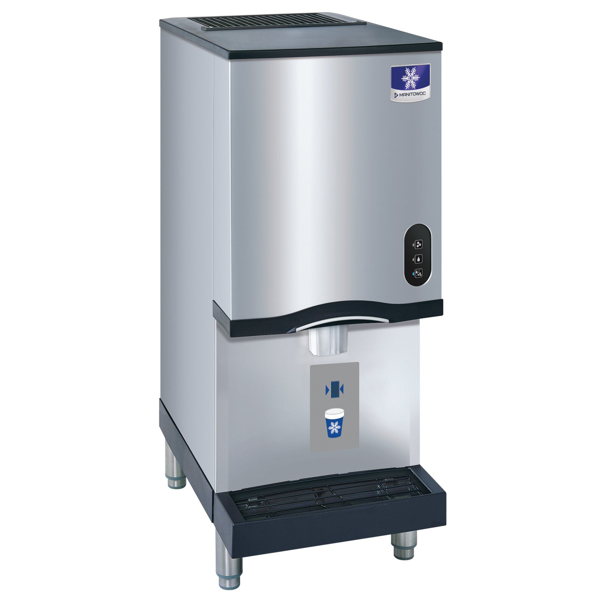 Manitowoc Cnf0201a 161n 16 1 4 Air Cooled Countertop Nugget Ice Maker Water Dispenser 10 Lb