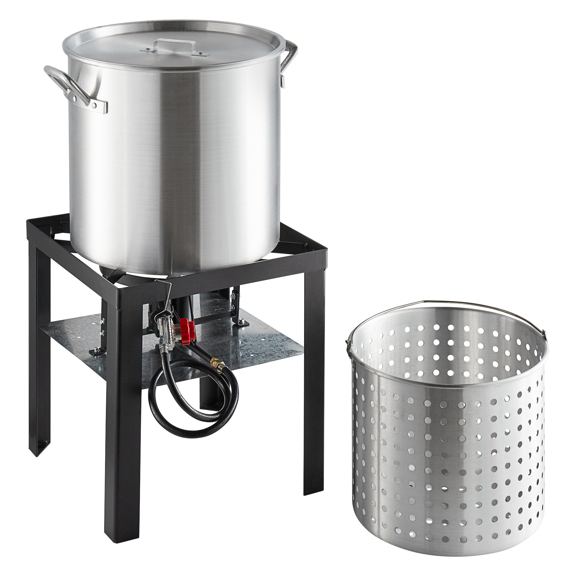 Backyard Pro 60 Qt. Aluminum Outdoor Seafood Boiler / Steamer Kit