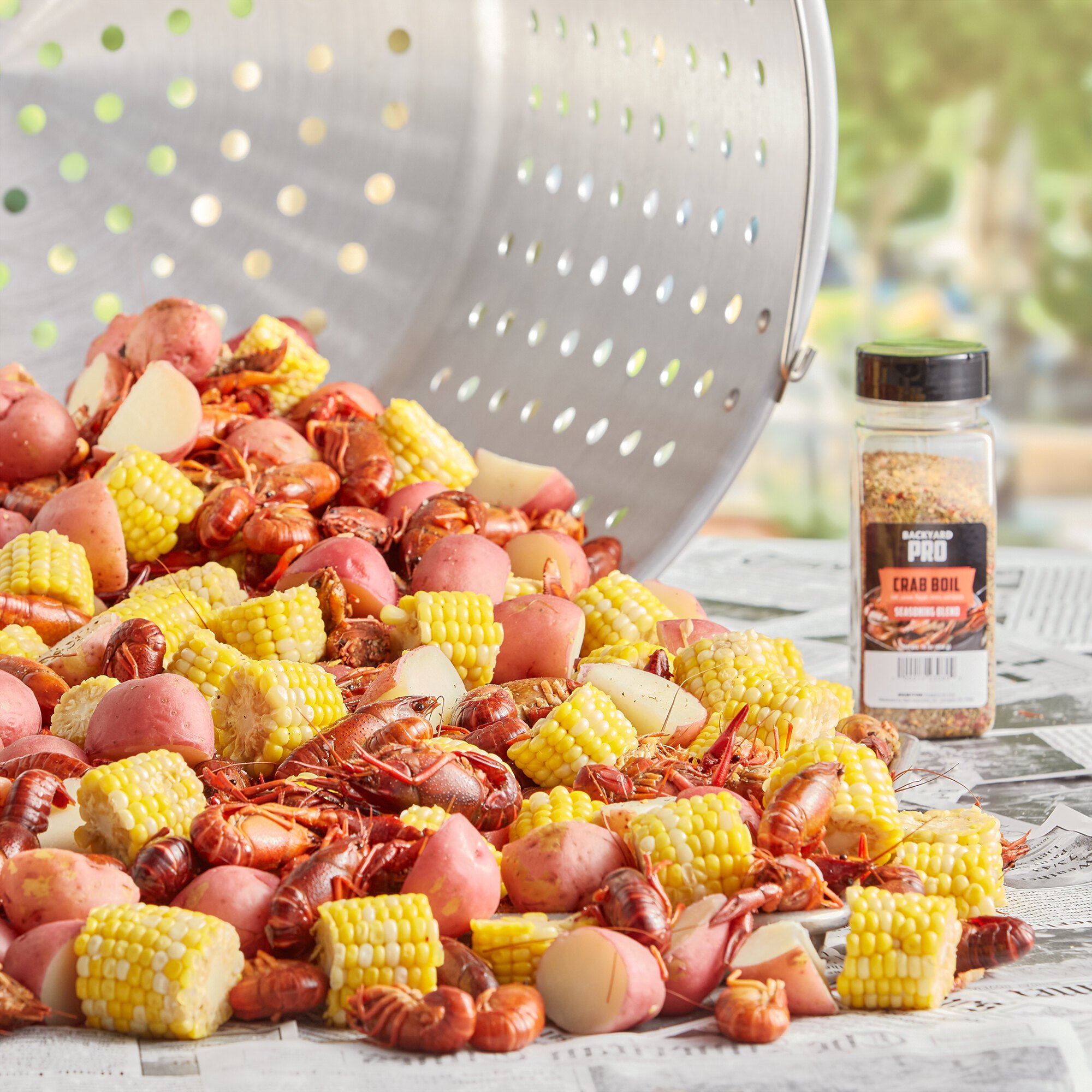 Backyard Pro 80 Qt. Aluminum Outdoor Seafood Boiler / Steamer Kit