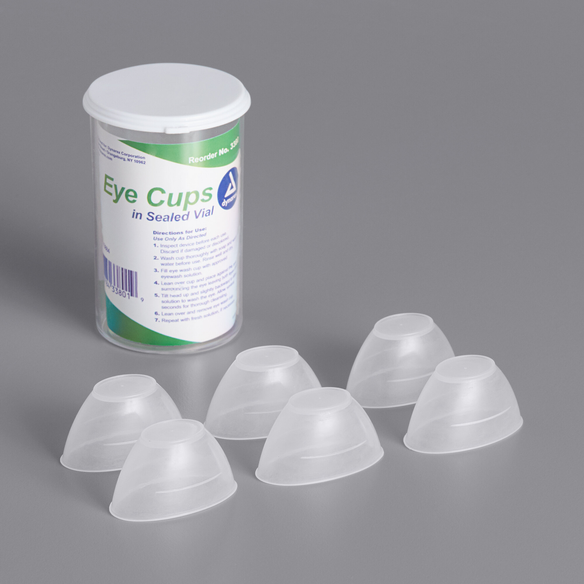 Medique 71069 Plastic Eye Cups 6/Vial