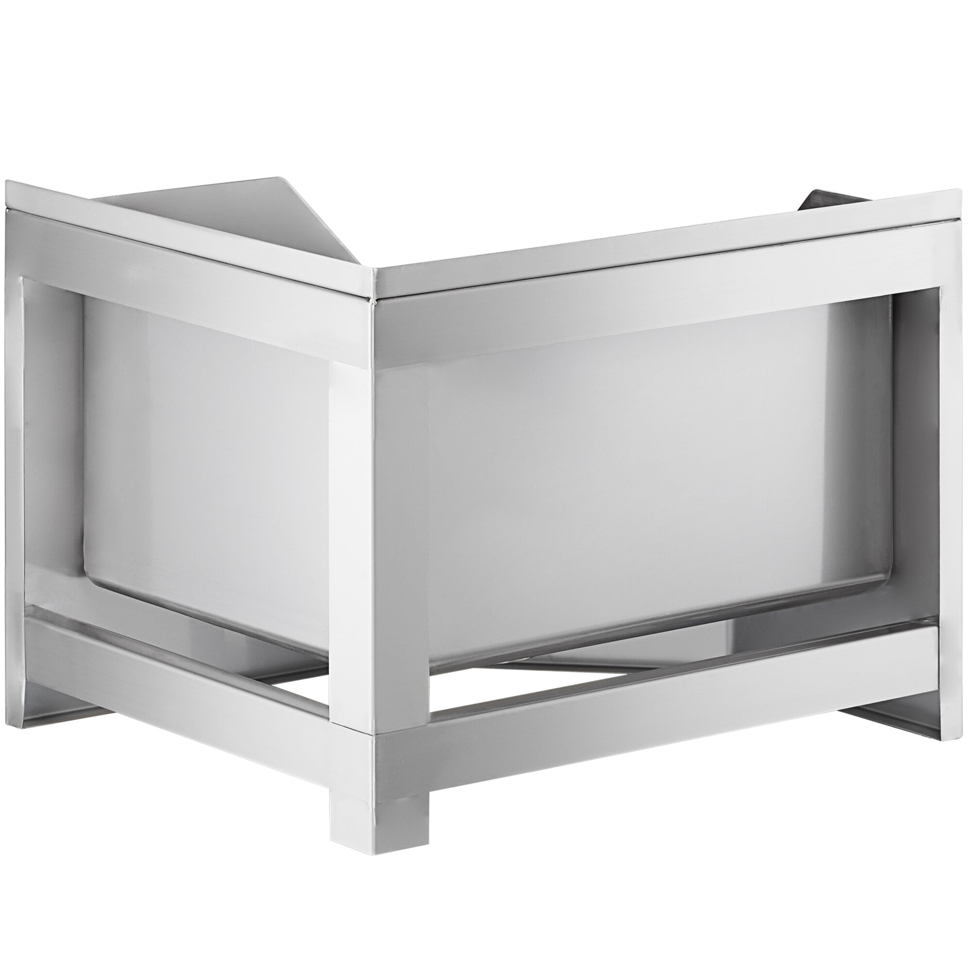 Regency 16Gauge Stainless Steel One Compartment Corner Mop Sink with