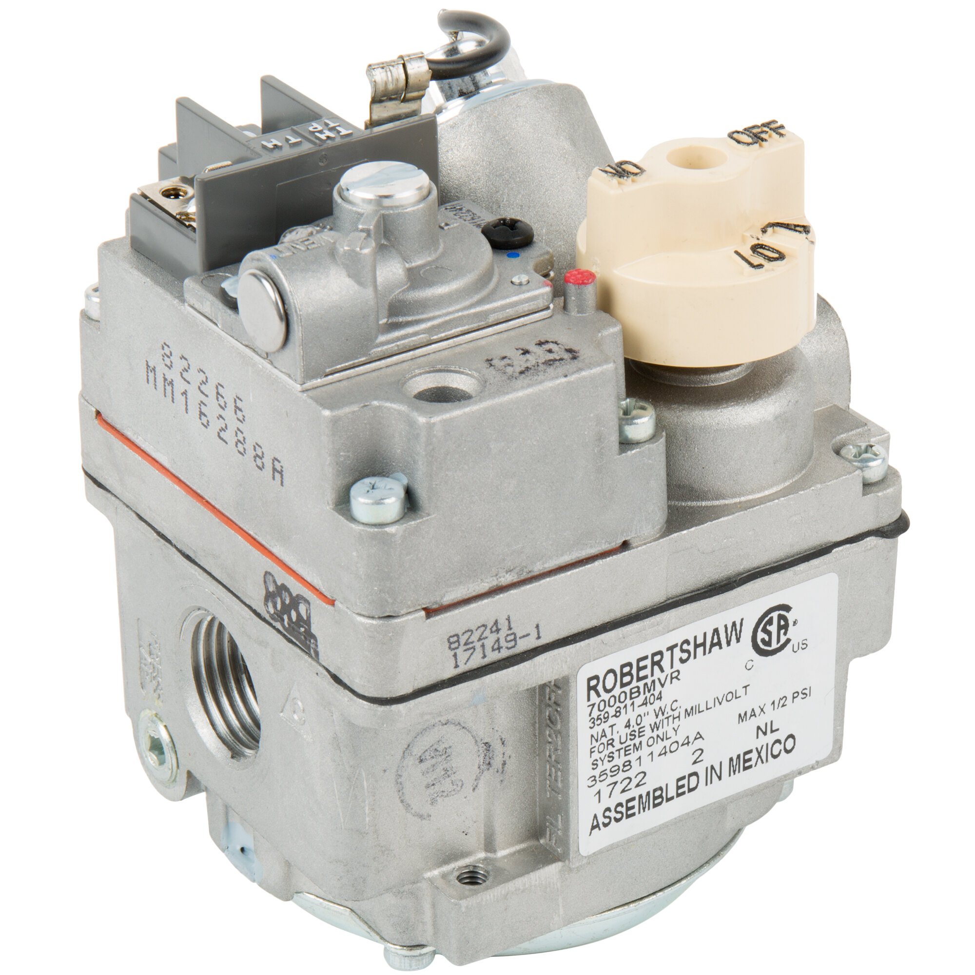 Robertshaw Industries 7000BMVR Natural Gas Combination Valve