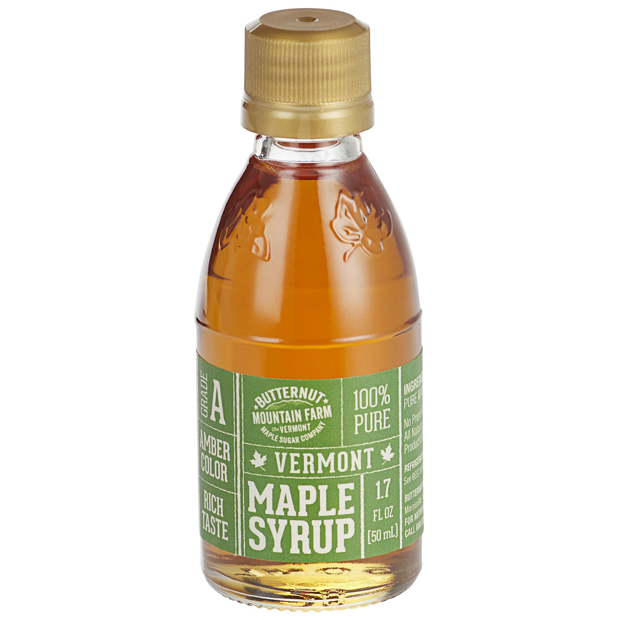 Butternut Mountain Farm Pure Vermont Maple Syrup - 96/Case