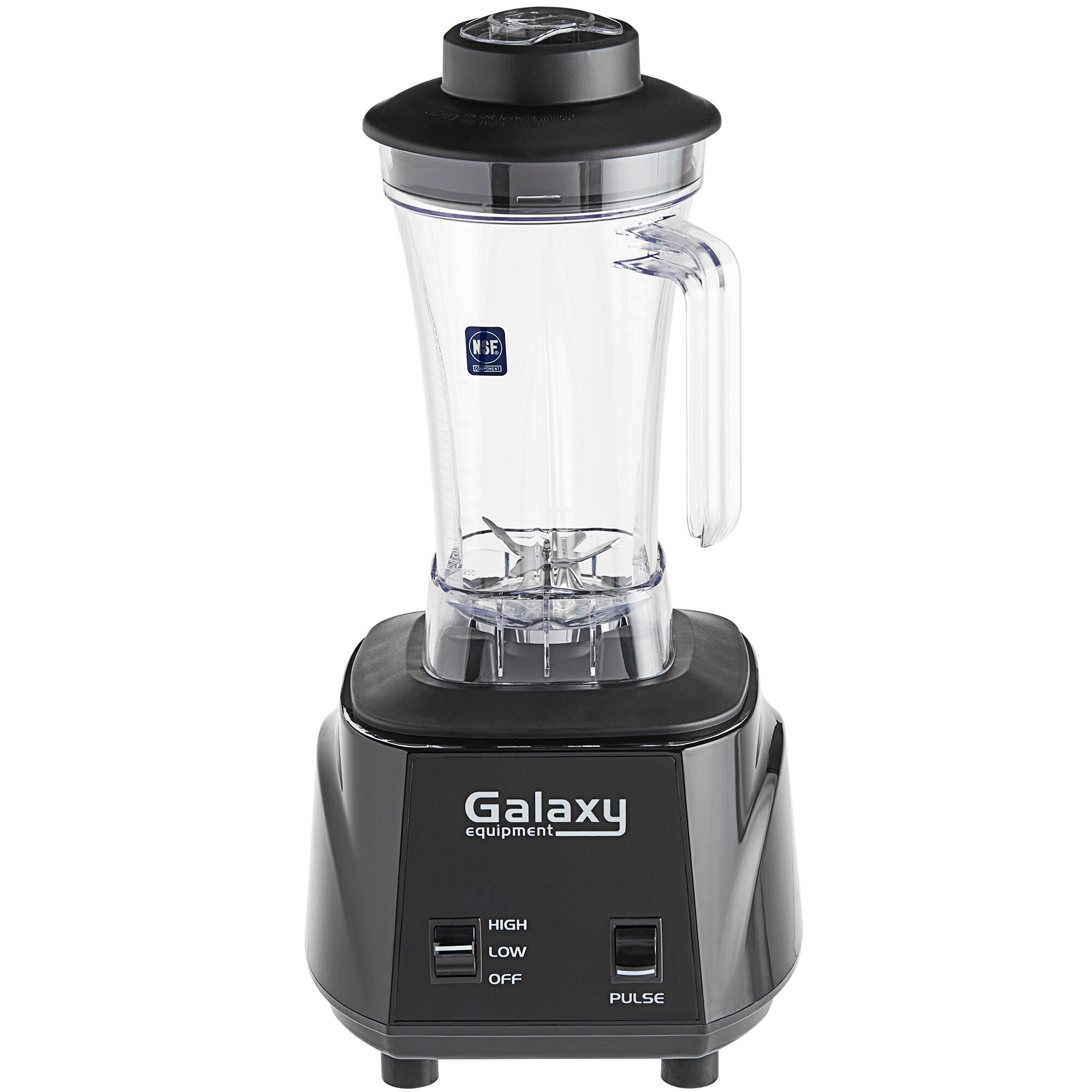Galaxy GBB640T 3 1/2 hp Commercial Blender with Toggle Control and 64