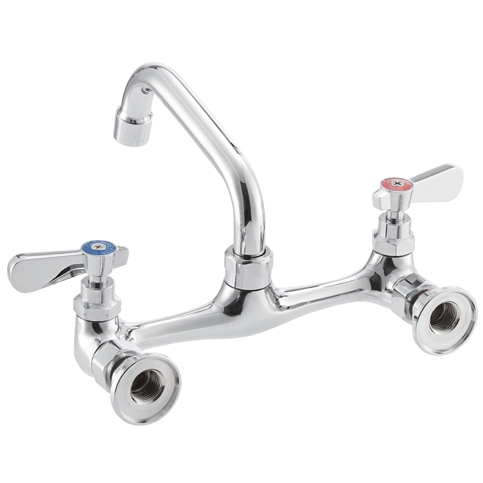Regency Wall Mount Faucet with 6" Swing Spout, 2 GPM Aerator, 8