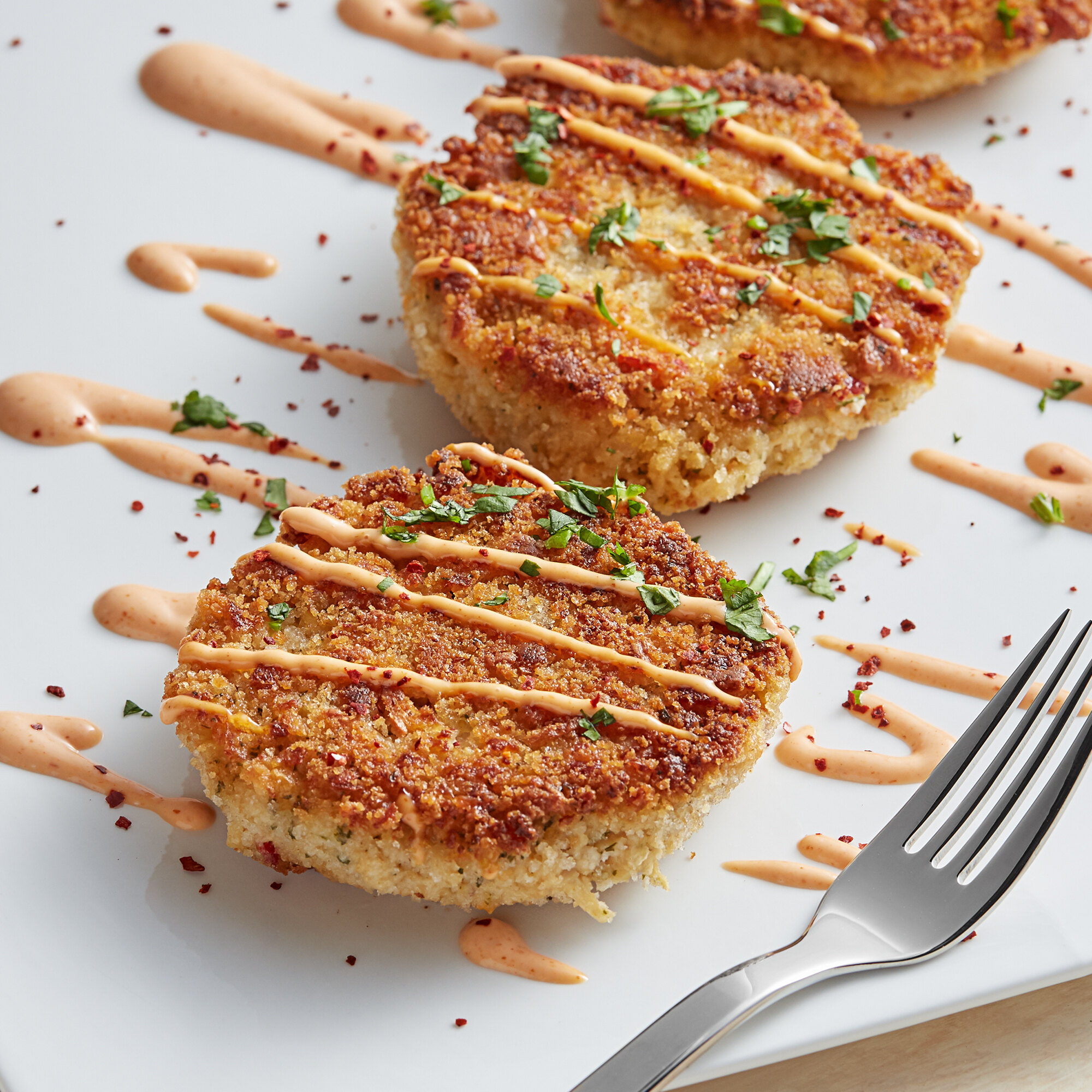 Hungry Crab 4 oz. PlantBased Vegan Crab Cake 36/Case