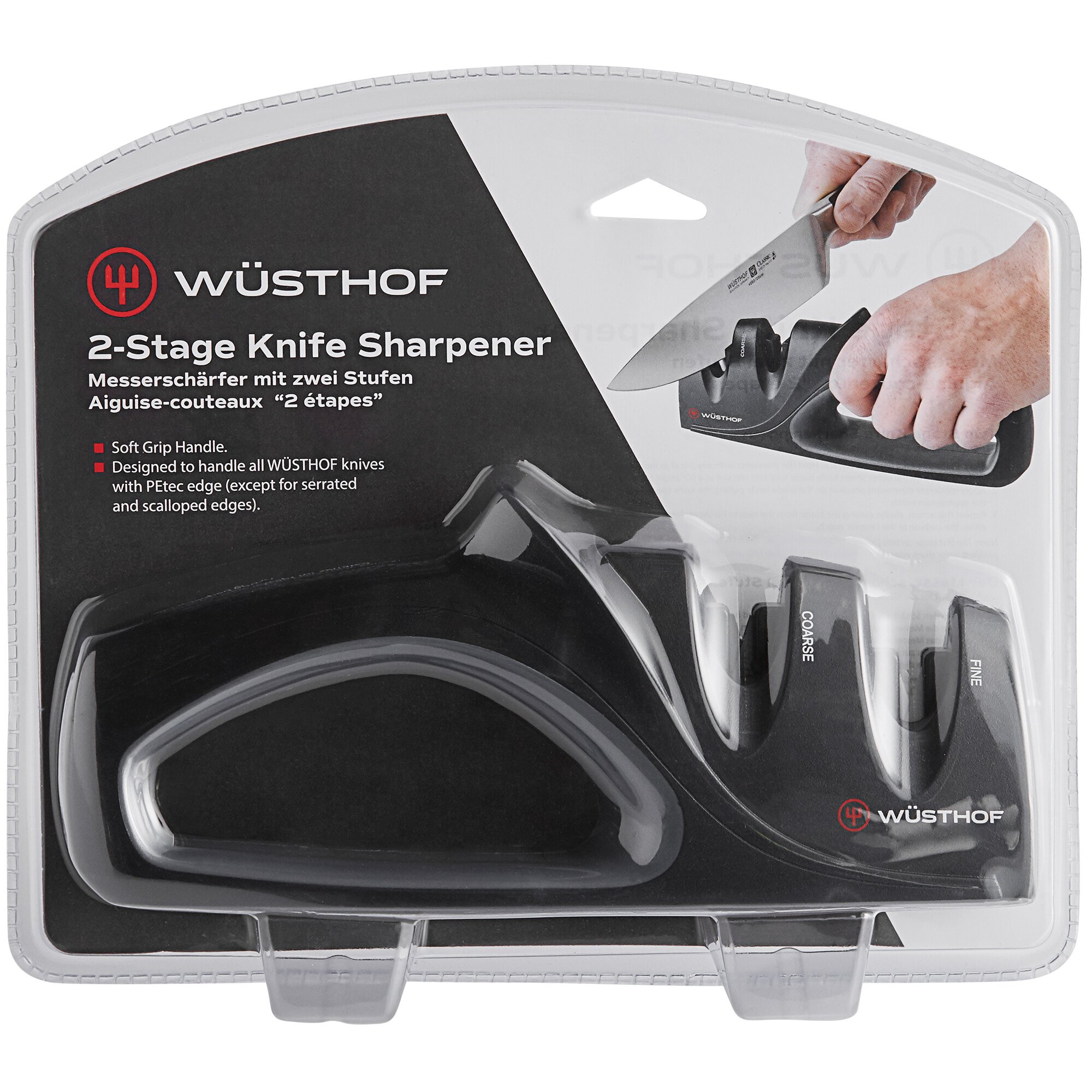 Wusthof 3059730101 2Stage Handheld Knife Sharpener