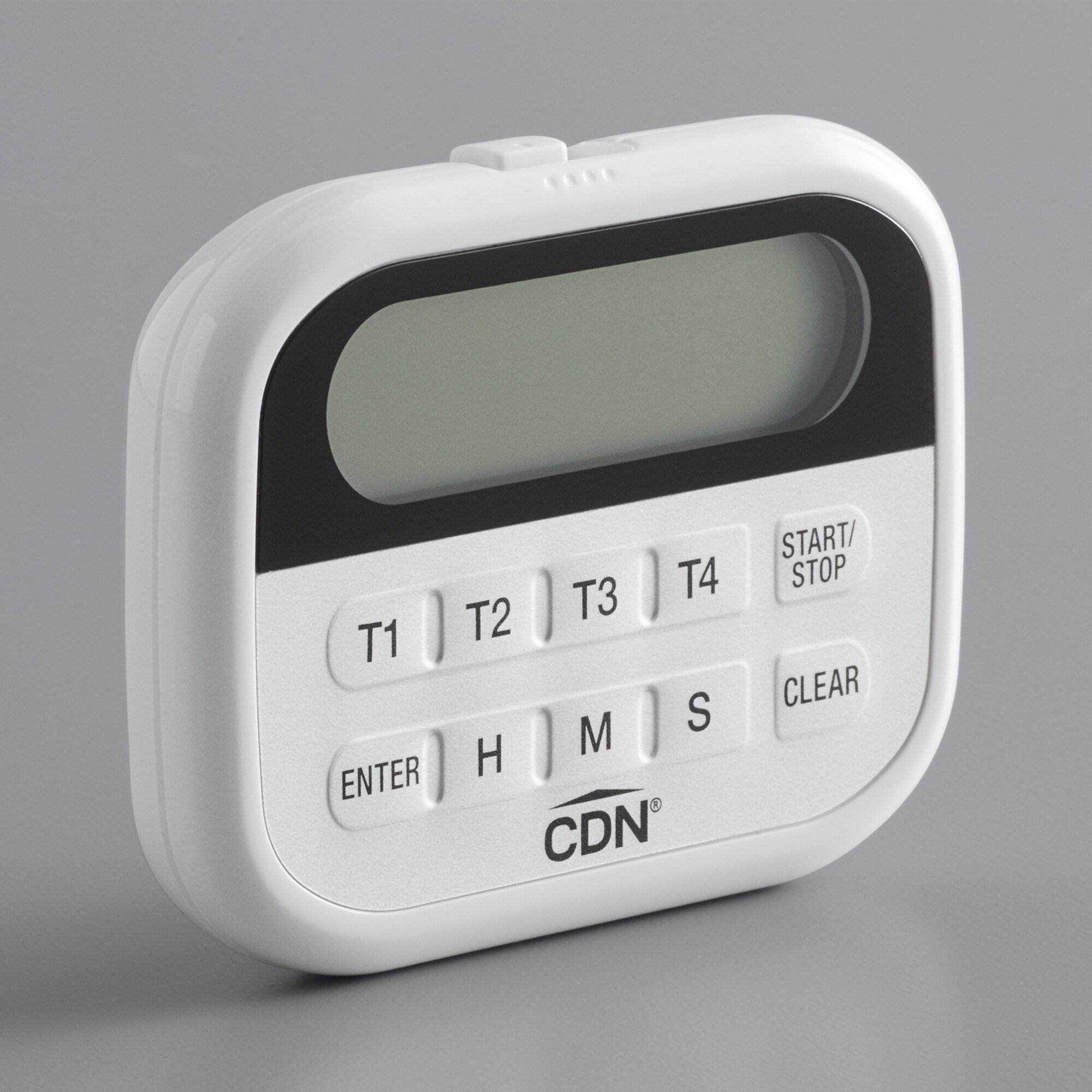 CDN PT2 Digital 4 Channel 100 Hour Kitchen Timer With Clock   2123423 