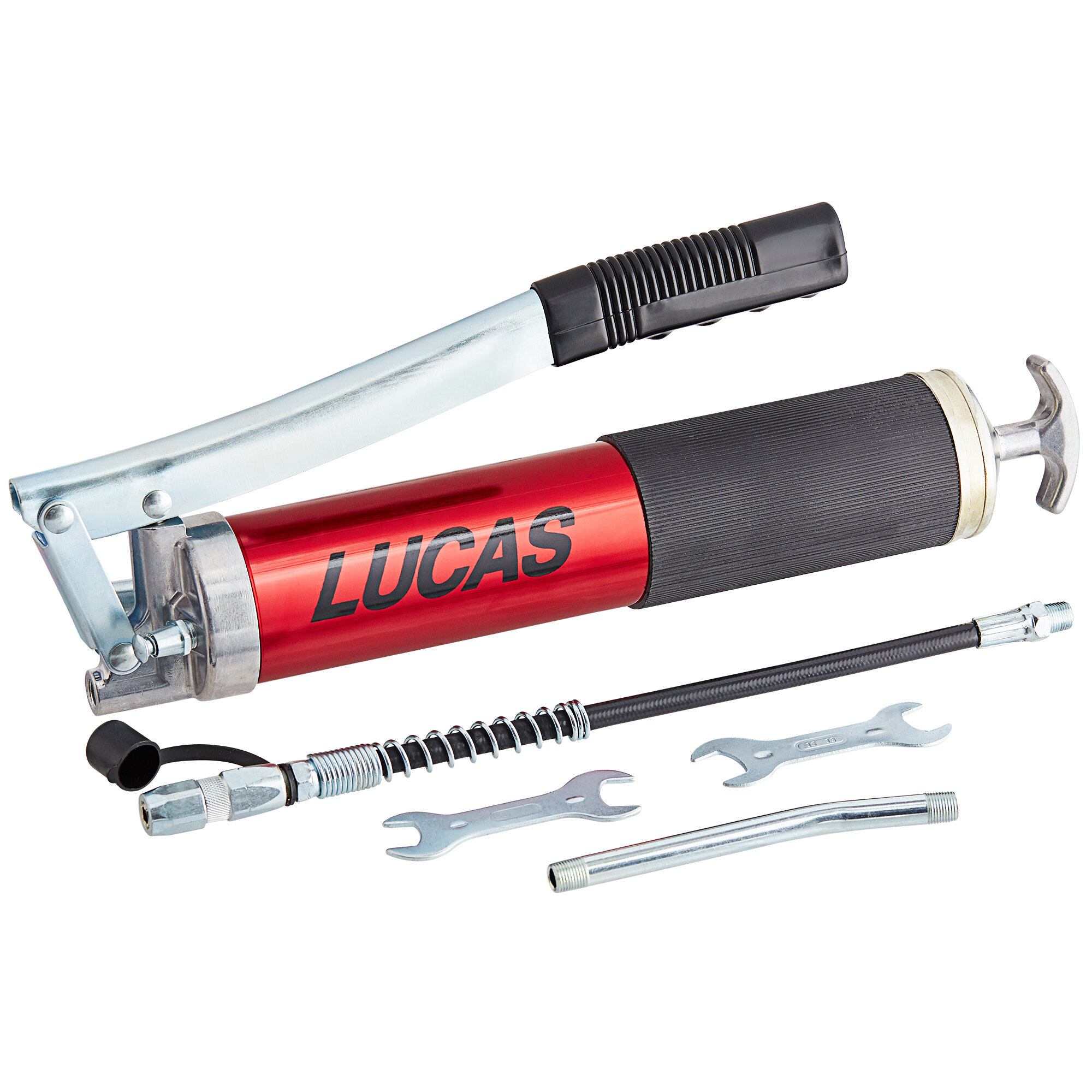 Lucas L345 Grease Gun HeavyDuty Lever Grip (14 oz.)