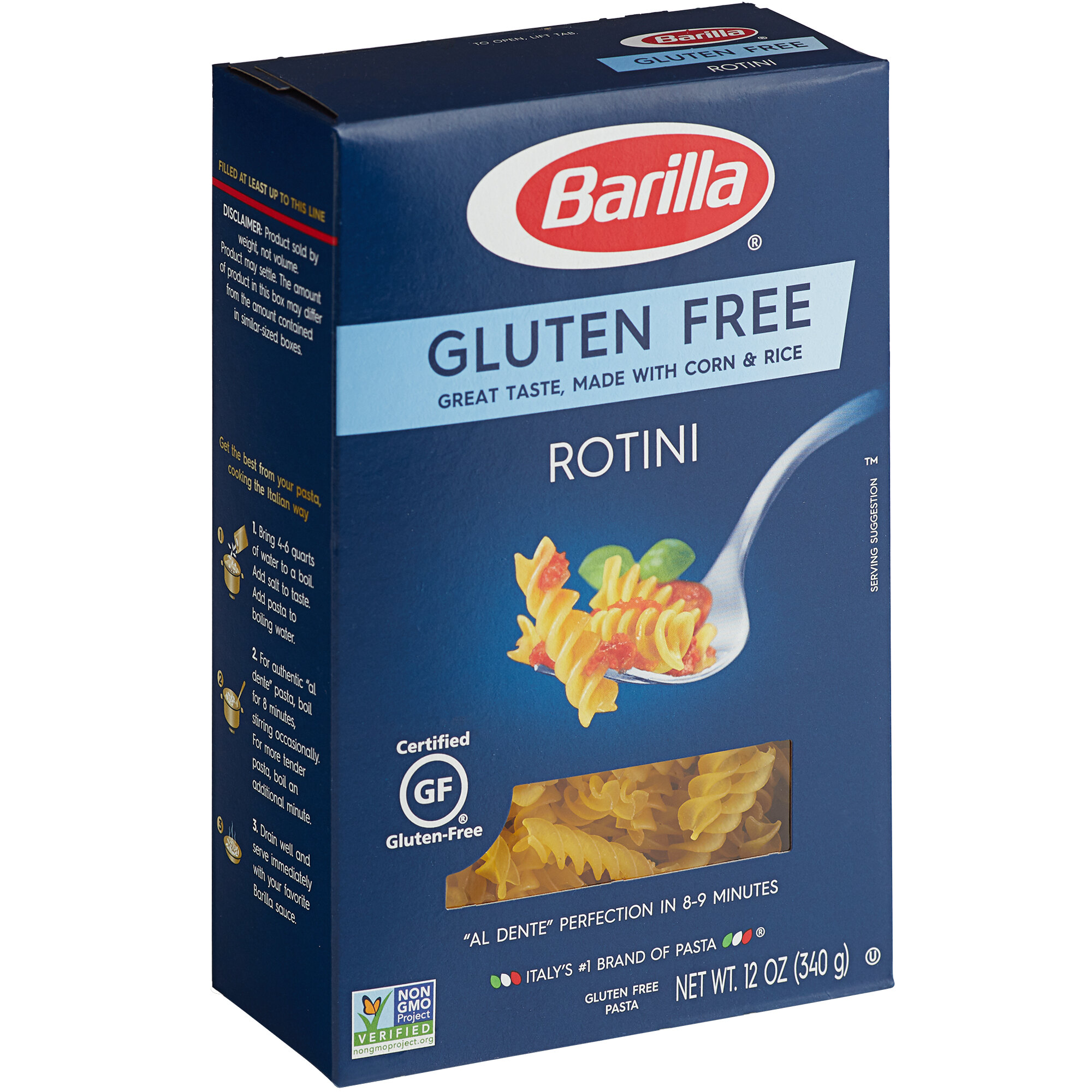 Barilla GlutenFree Rotini Pasta (12 oz Box)