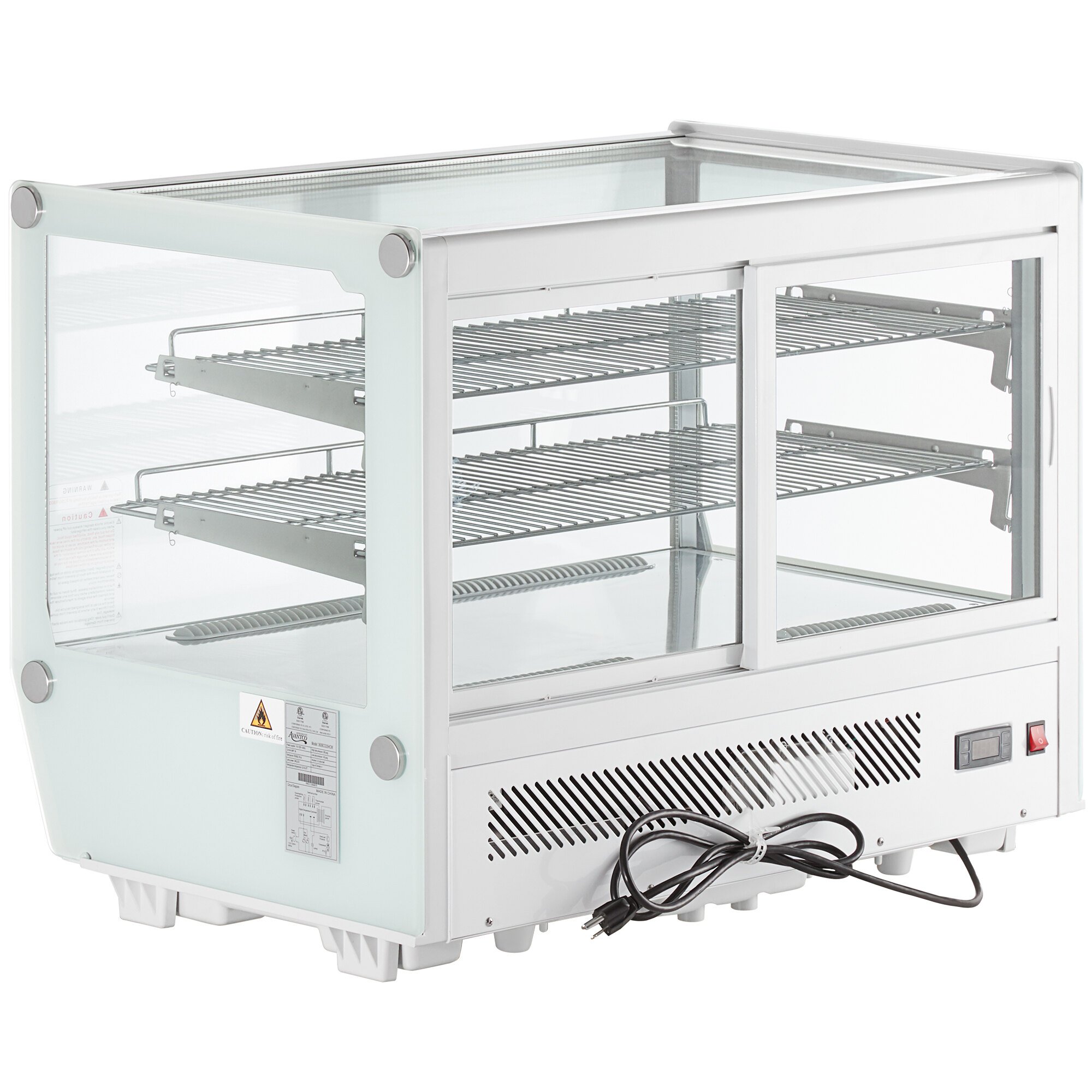 Avantco BCS35HC 34 1/2" White Refrigerated Square Countertop Bakery