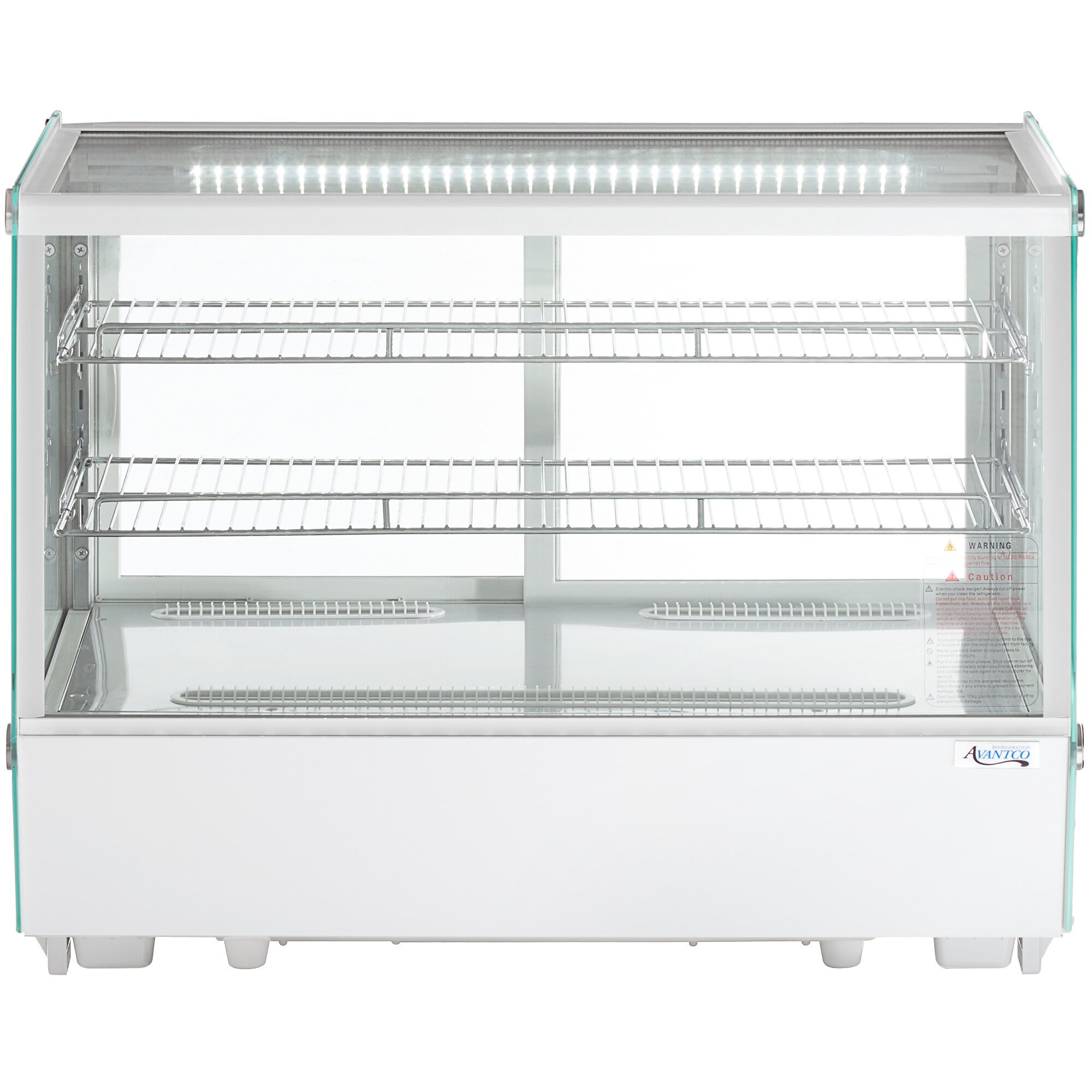 Avantco BCS35HC 34 1/2" White Refrigerated Square Countertop Bakery