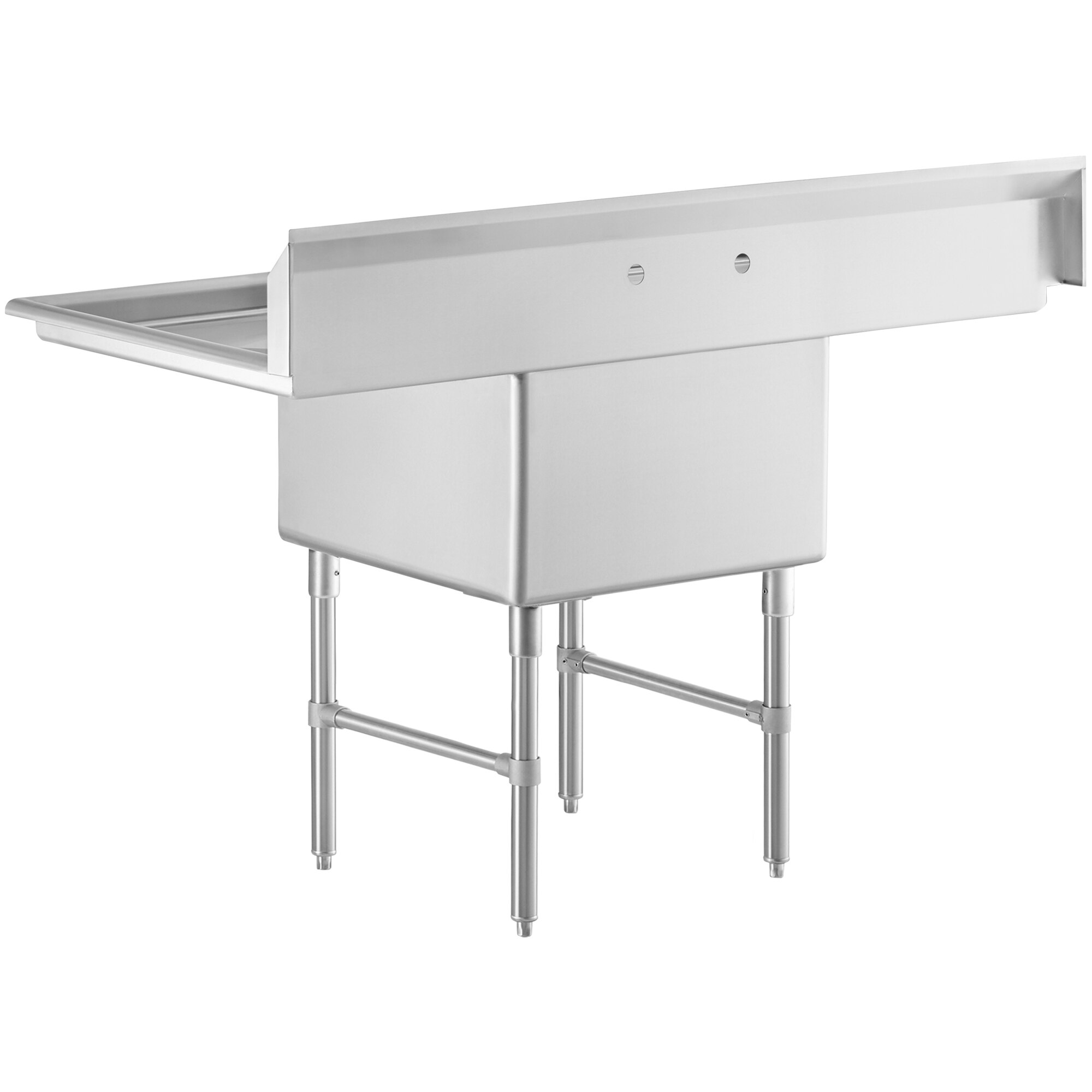 Regency 60" 16 Gauge Stainless Steel One Compartment Commercial Sink