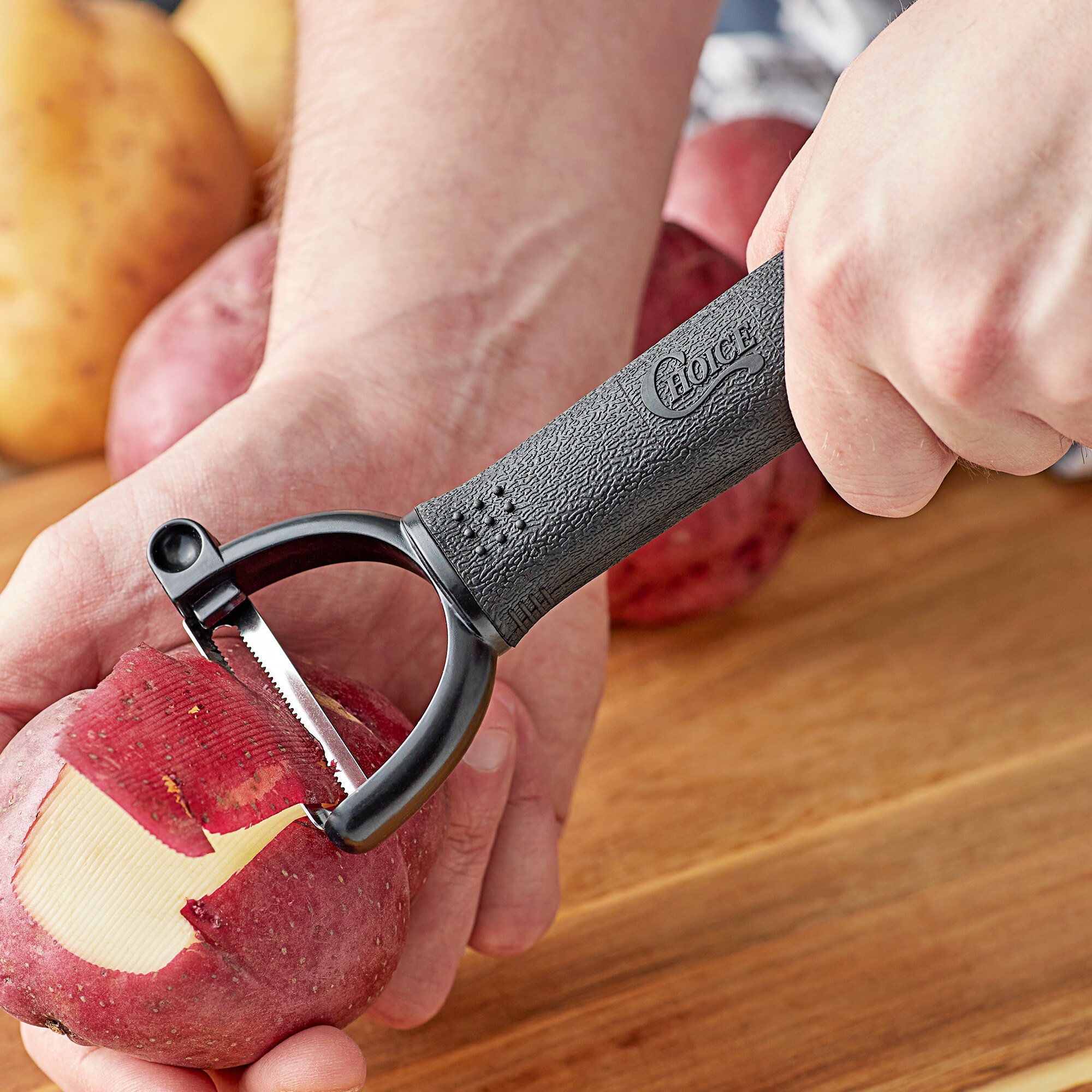 Choice Serrated Y Peeler With Stainless Steel Blade