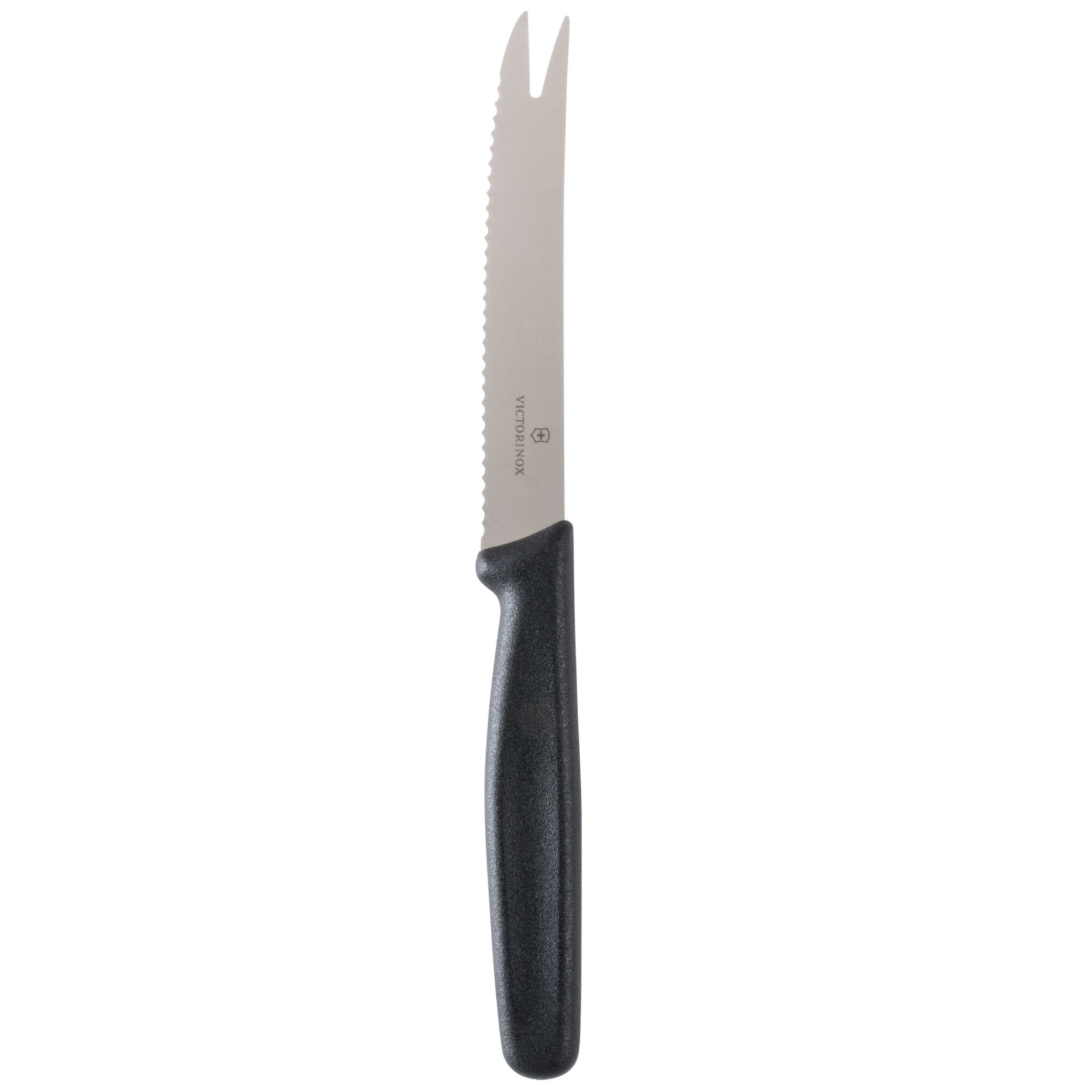 Victorinox 6.7863 4 1/4" Serrated Edge Tomato Knife with Black