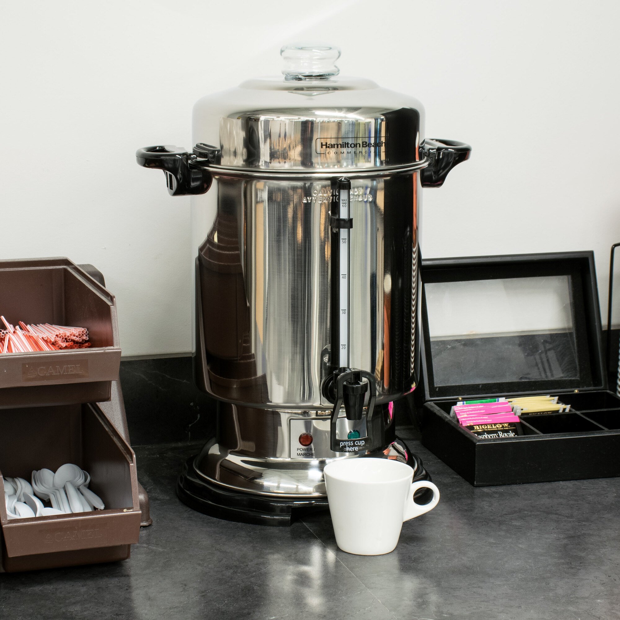 Hamilton Beach D50065 60 Cup Coffee Urn (Stainless Steel)