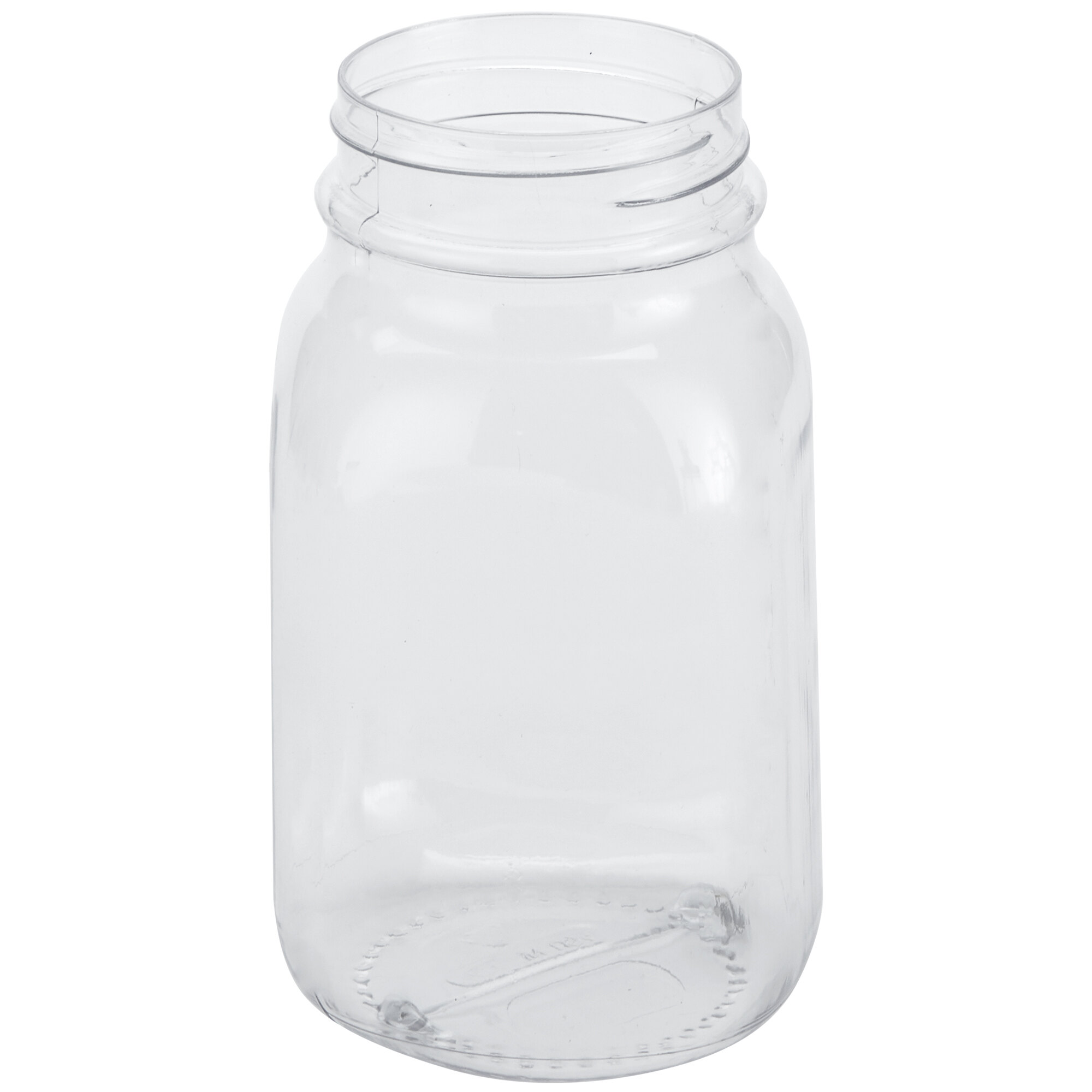 American Metalcraft PMJ26 26 oz. Plastic Drinking Jar / Mason Jar