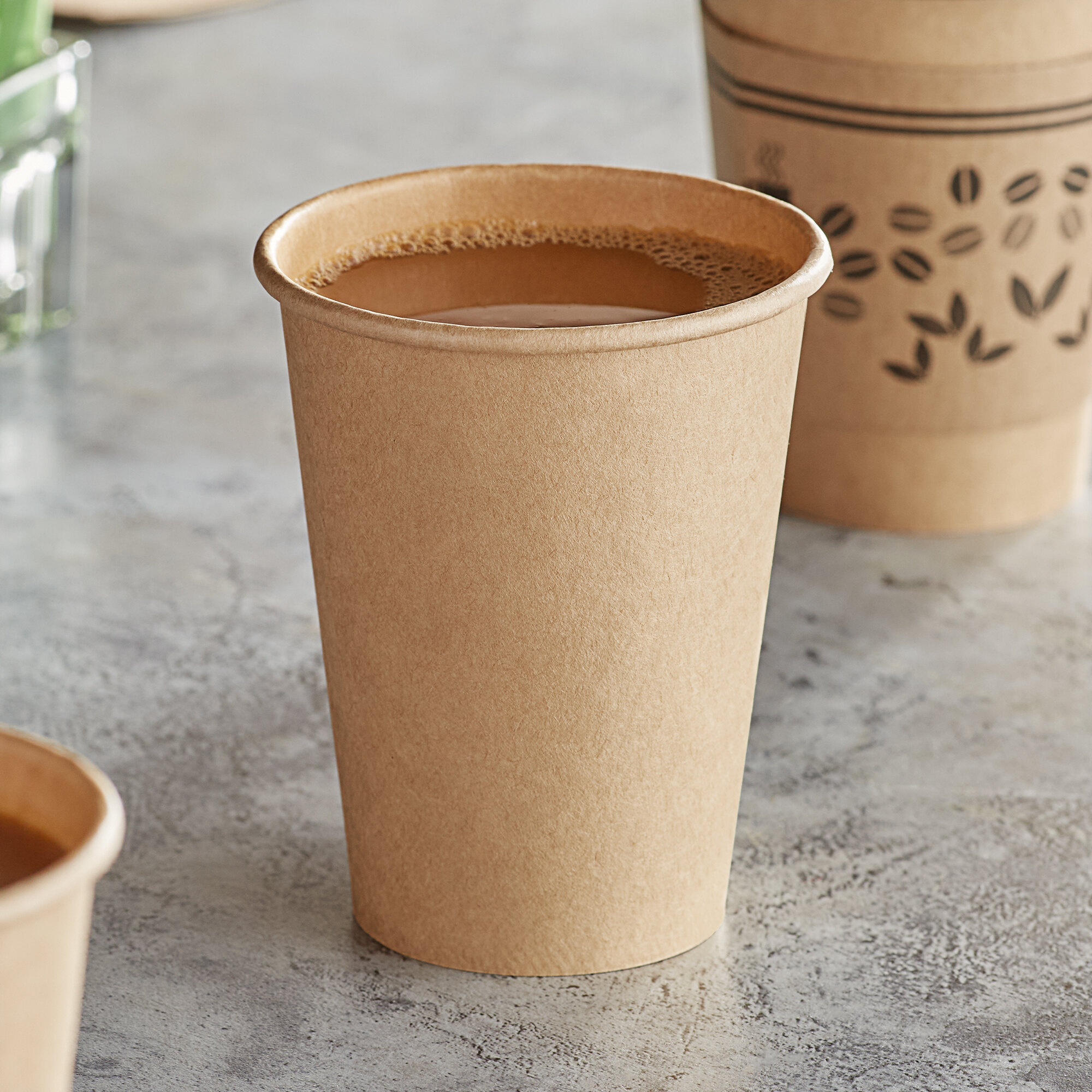 Choice Oz Kraft Poly Paper Hot Cup Case