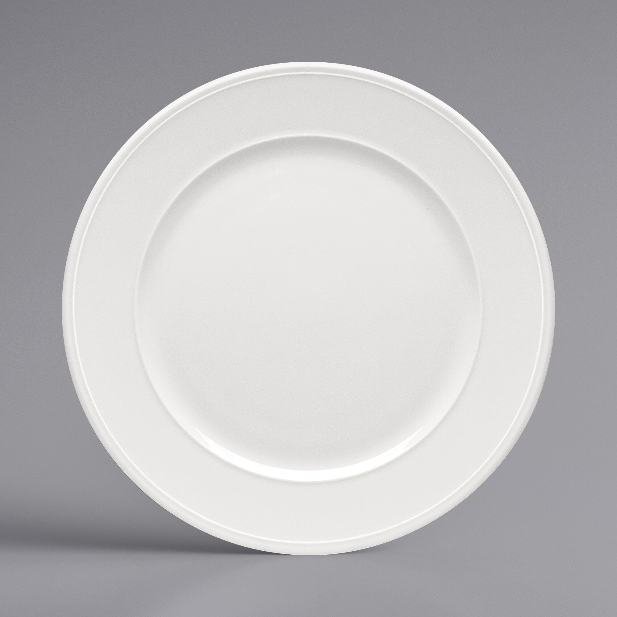 Bauscher by BauscherHepp 280029 Come4Table 11 5/16" Bright White Round Porcelain Flat Plate with