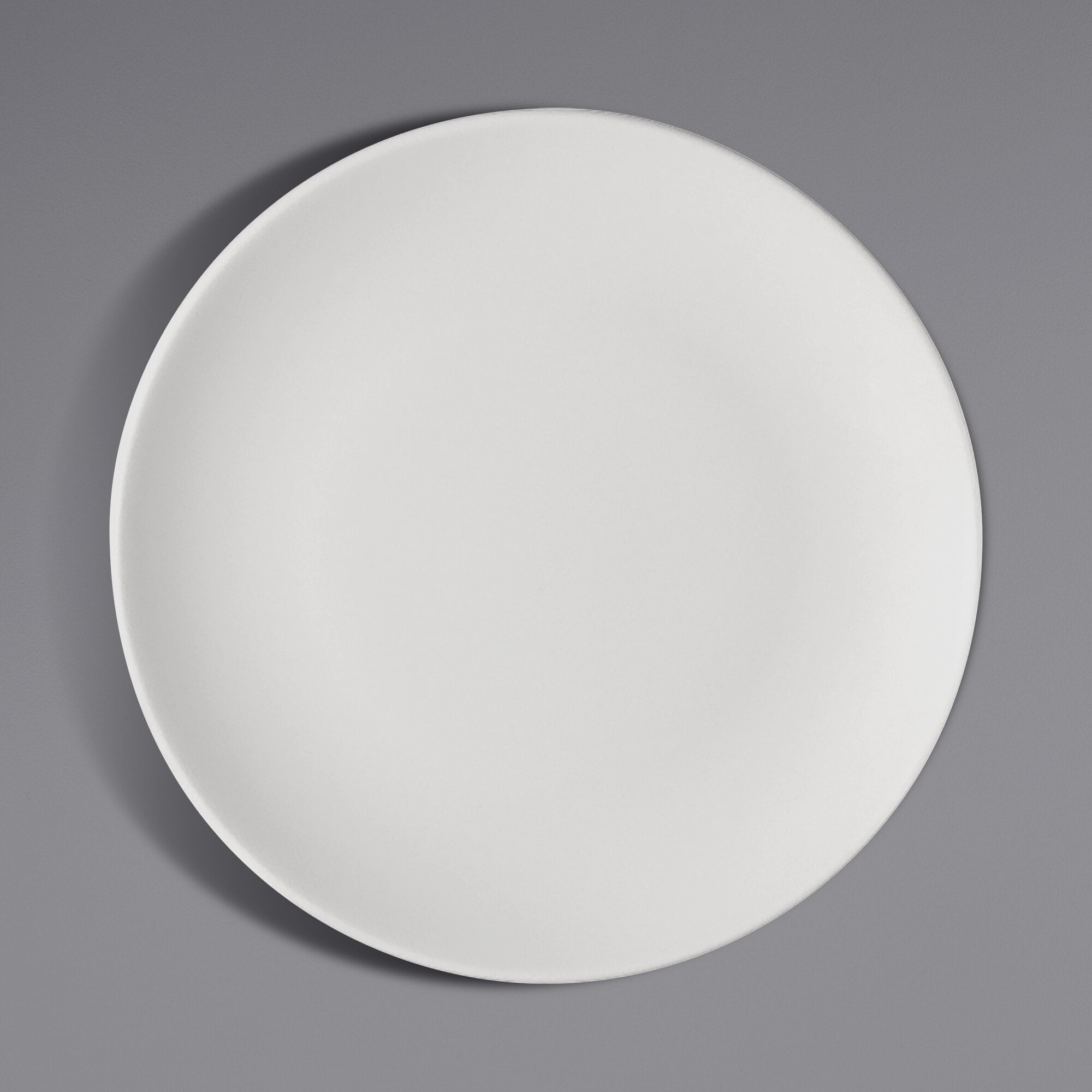 Bauscher by BauscherHepp 711228 Options 11 1/8" Bright White Round Porcelain Flat Coupe Plate