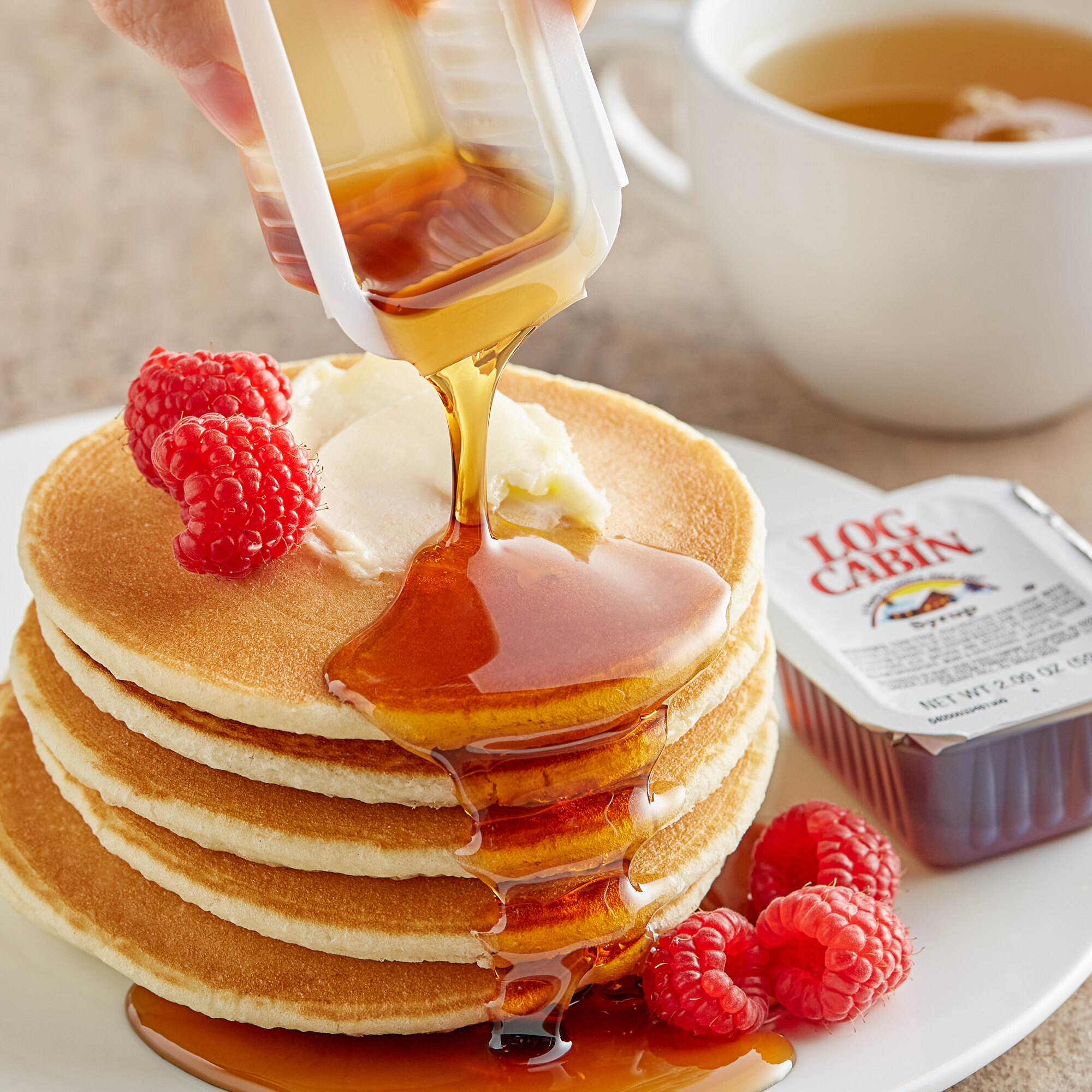 Log Cabin Single Serve Syrup Cups in Bulk 100/Case