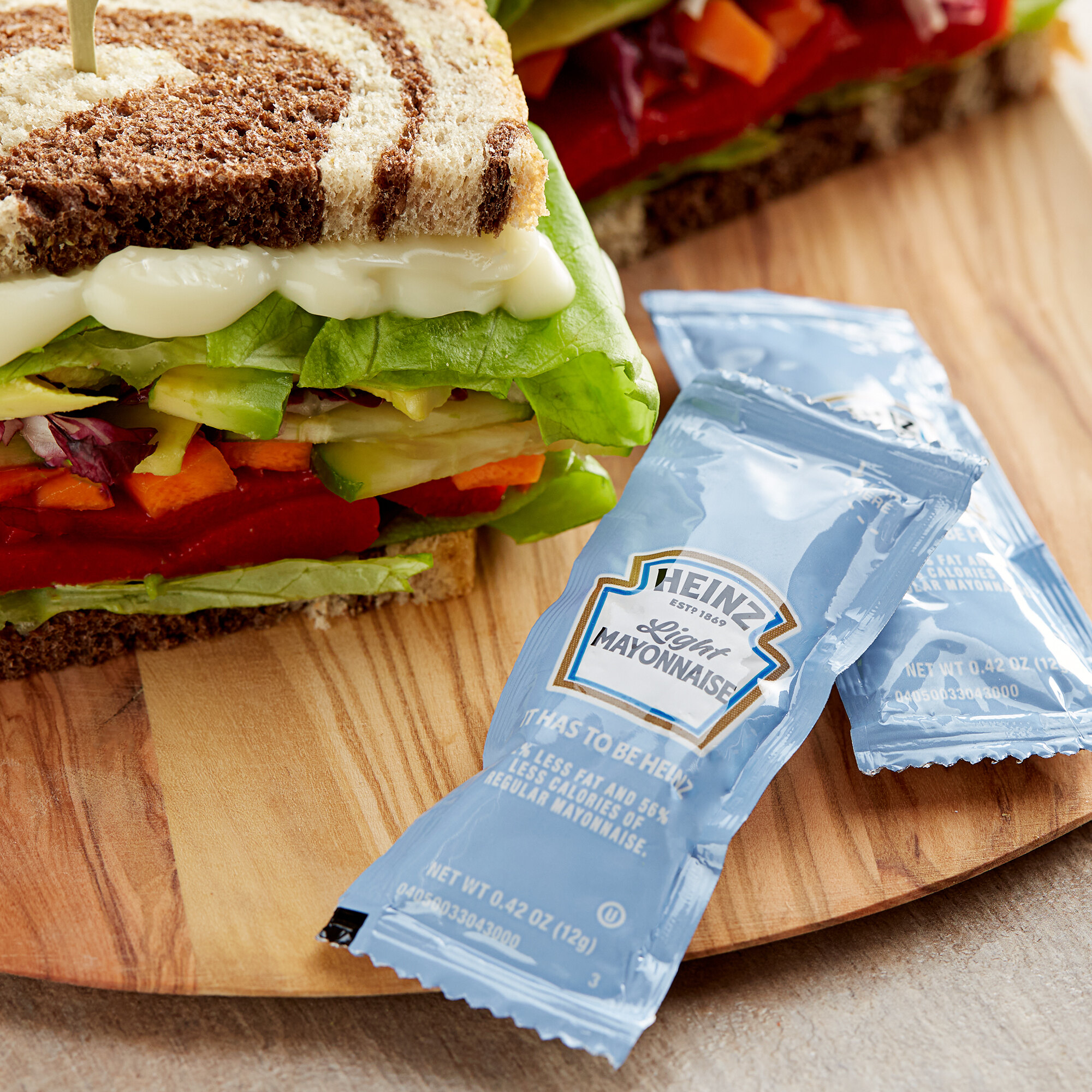 Heinz 9 Gram Light Mayonnaise Portion Packets 200/Case