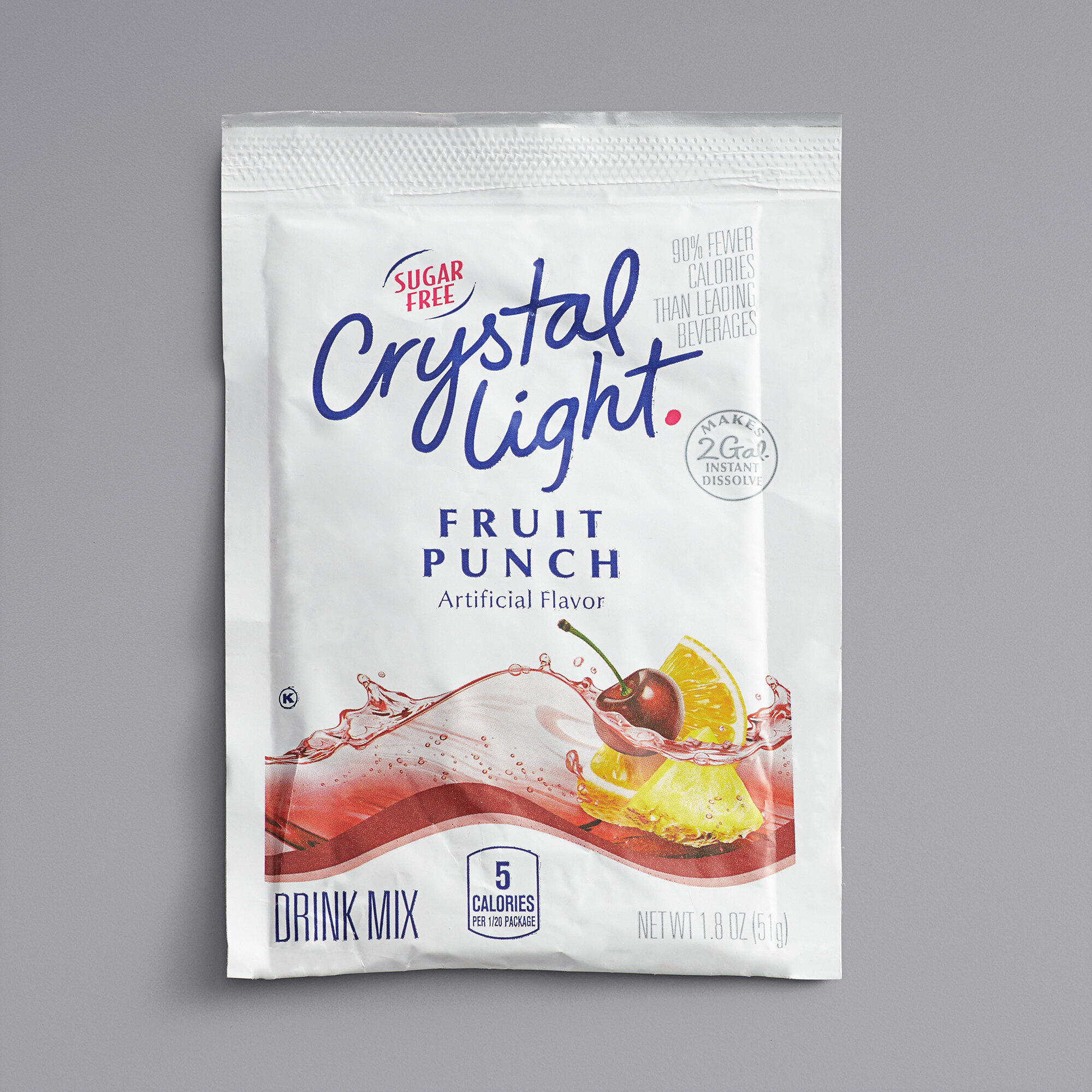Crystal Light 1.8 oz. SugarFree Fruit Punch Powdered Mix Packet 12/Case
