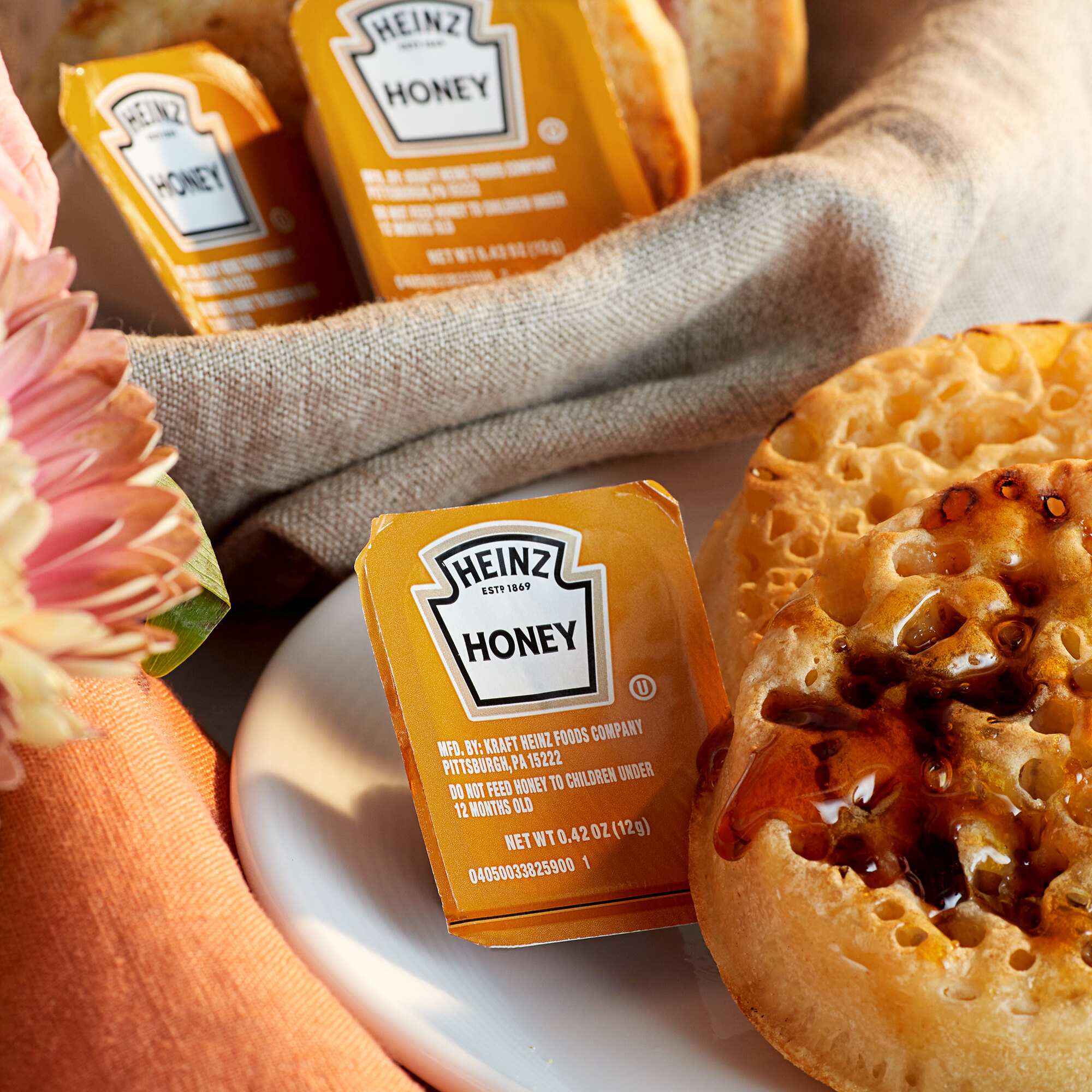 Heinz 0.5 oz. Honey Portion Cups 200/Case