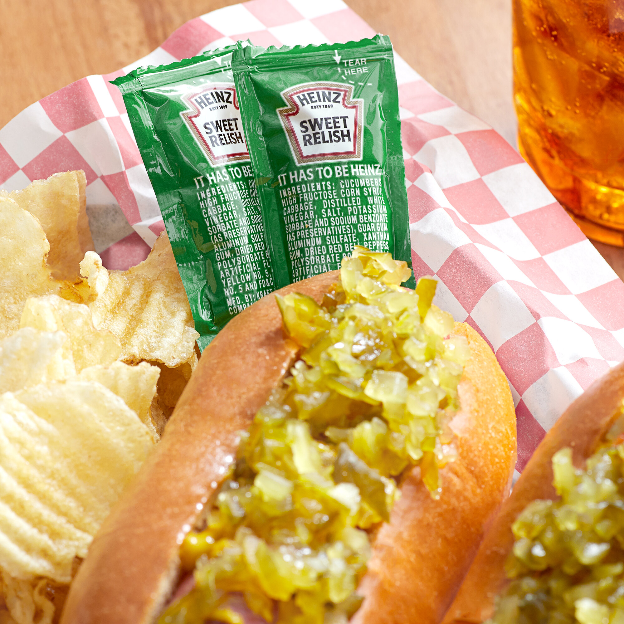 Heinz 9 Gram Sweet Relish Portion Packets 200/Case