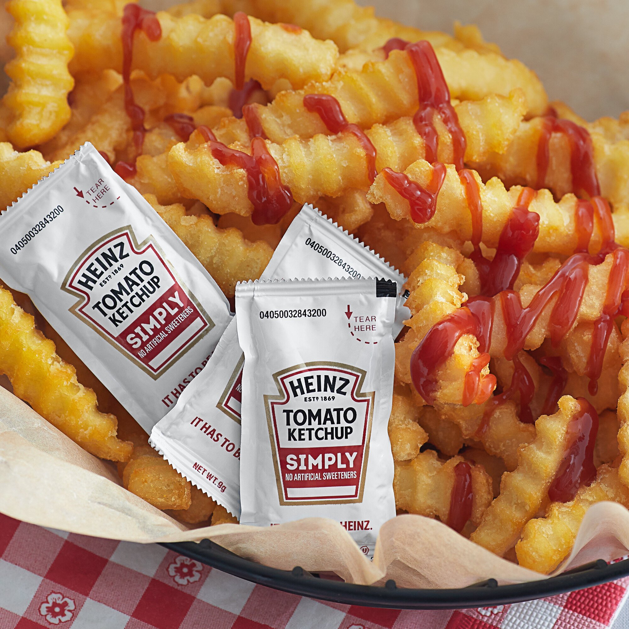 Heinz Simply Heinz 9 Gram Ketchup Packets 1000/Case