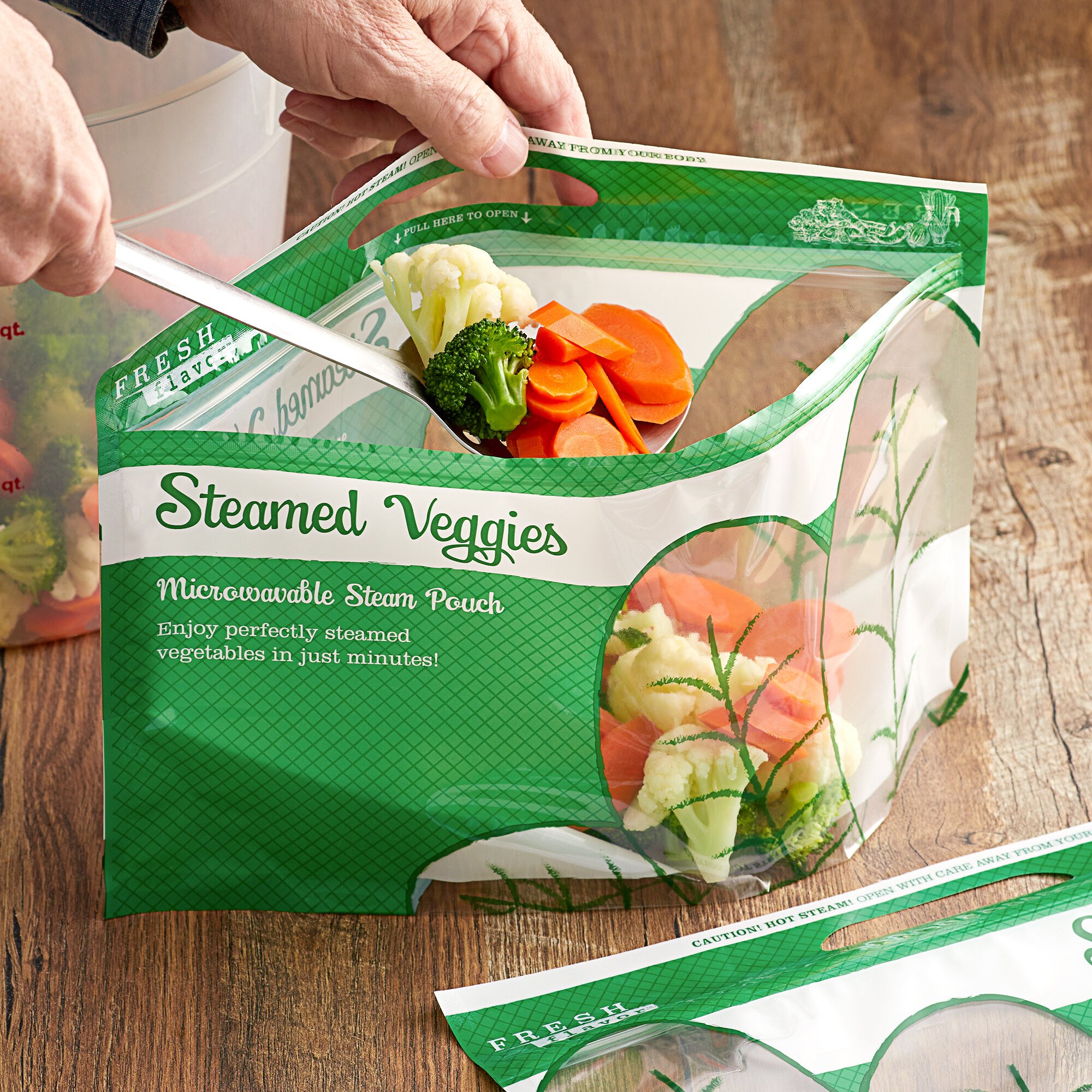 Large Microwave Steamer Bags "Fresh Flavor" 250/Case