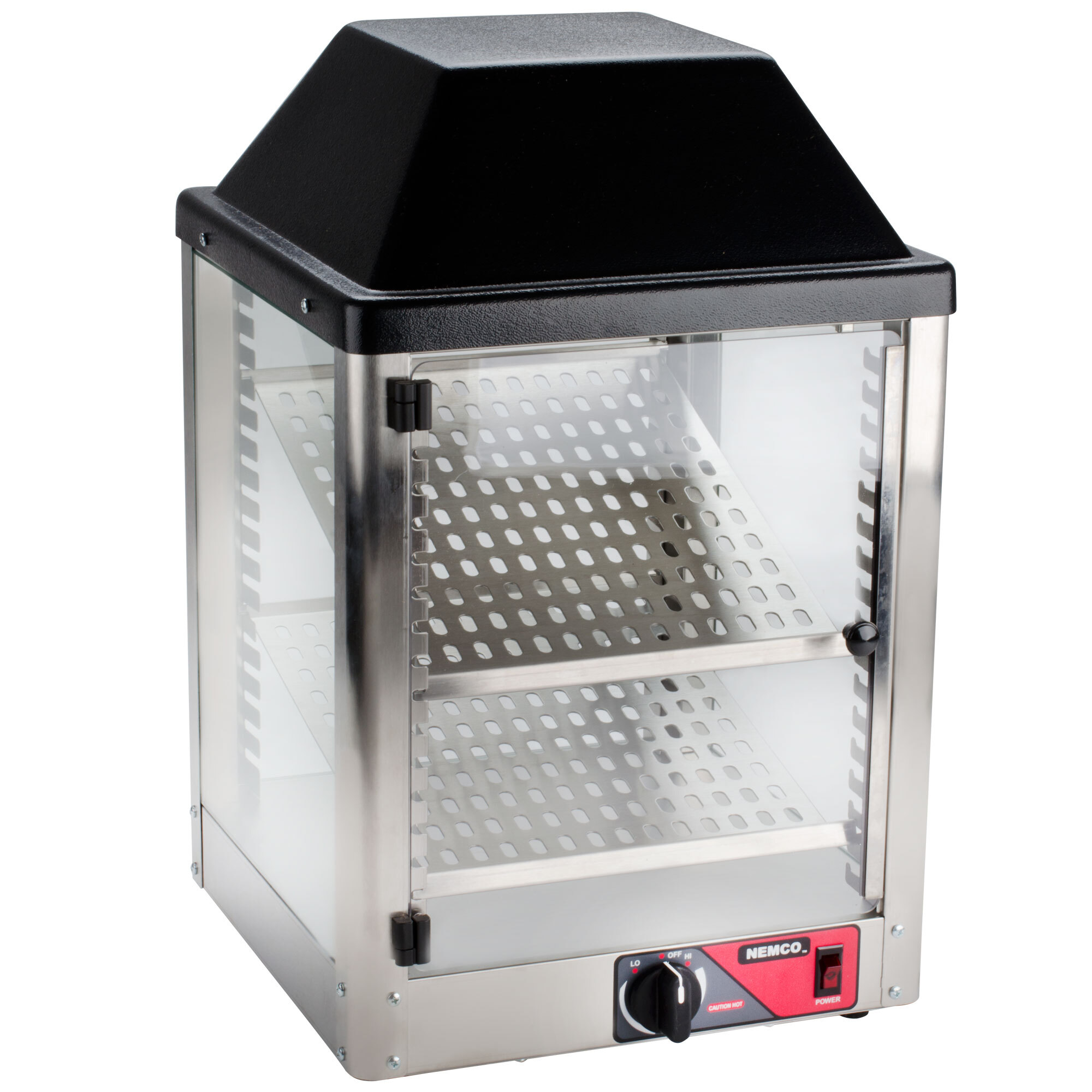 Nemco 6457 Countertop Hot Food Display / Merchandiser with Two Shelves