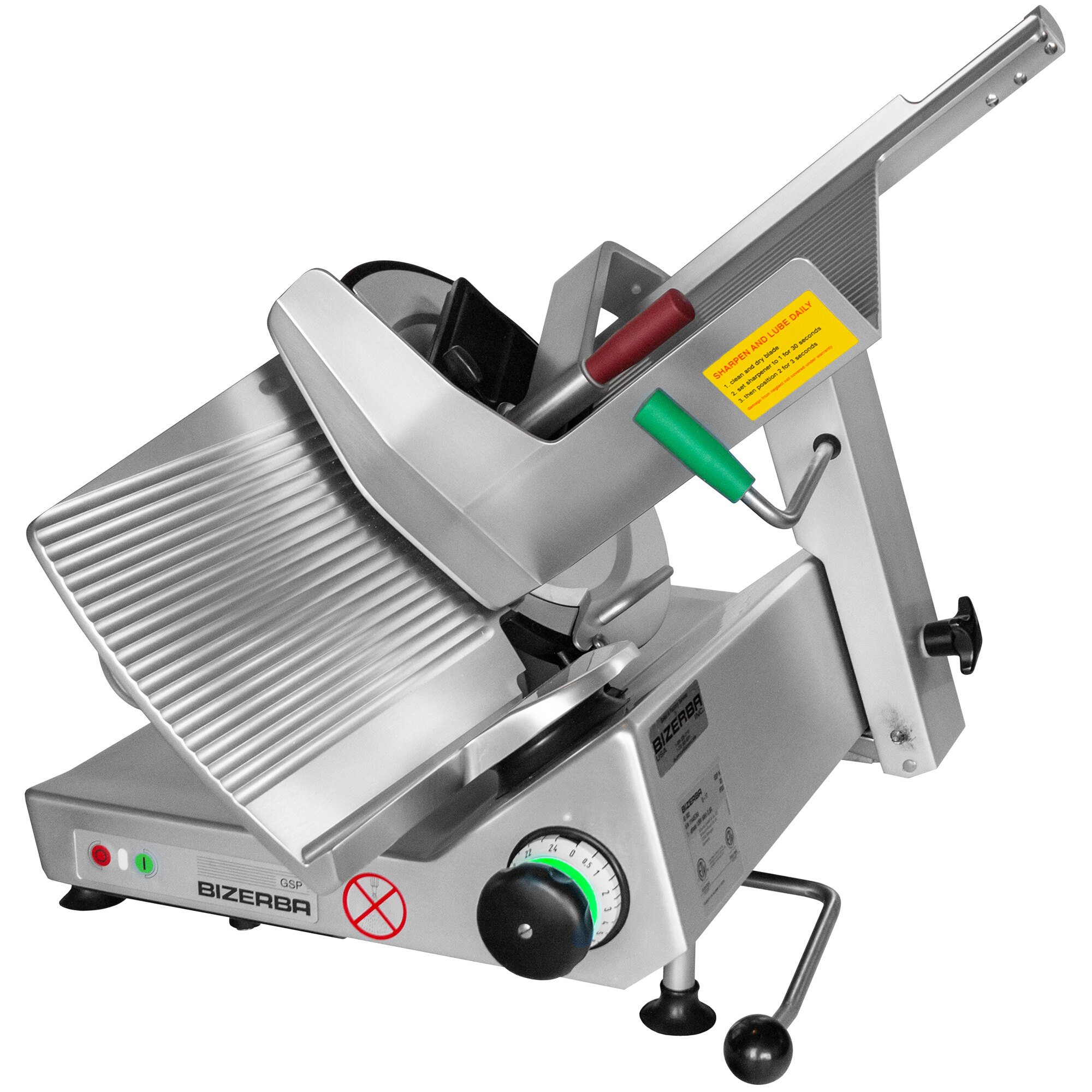 Bizerba GSP Series H I 90 13" Manual Gravity Feed Meat Slicer 1/2 HP