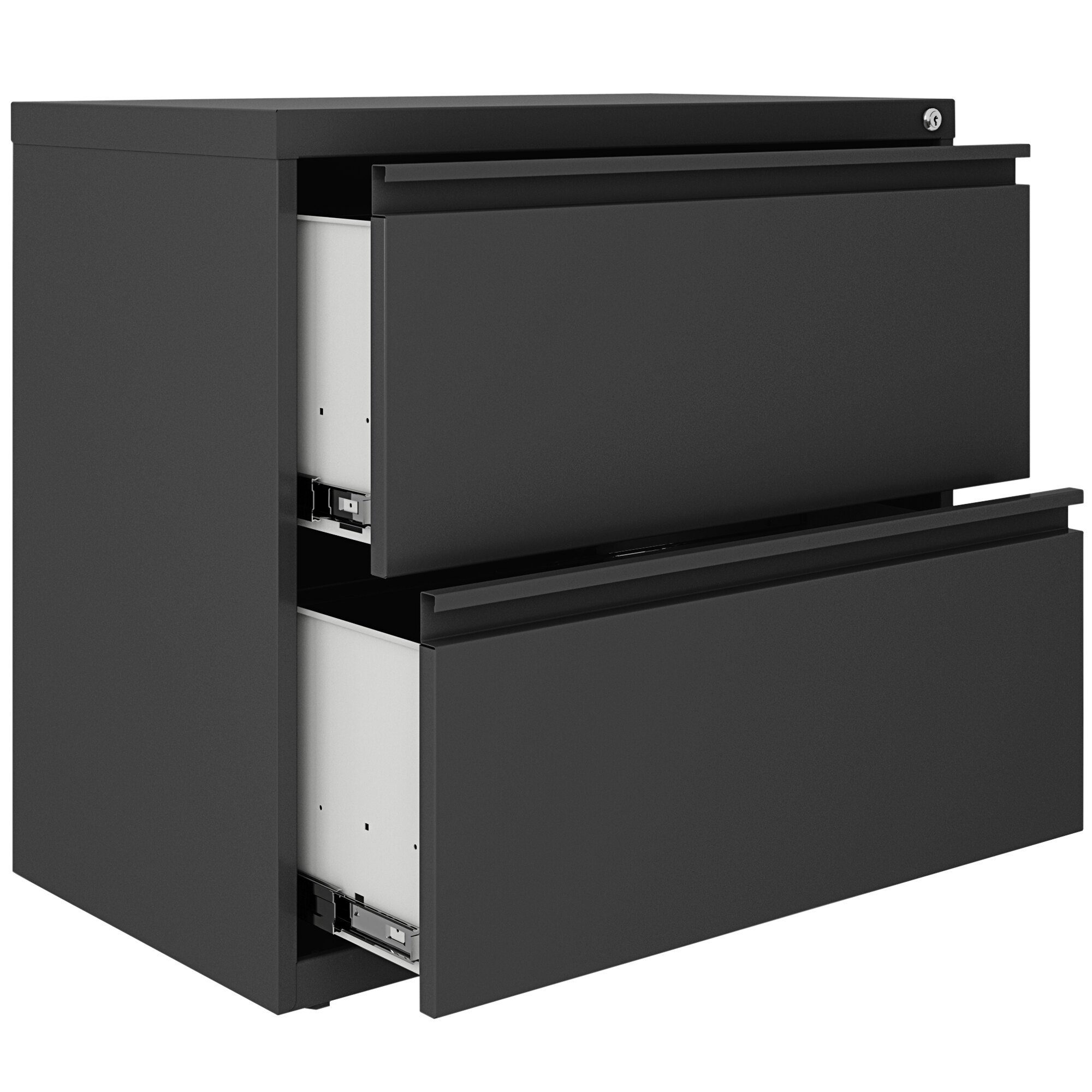 Hirsh Industries 24084 SOHO Charcoal TwoDrawer Lateral 101 File
