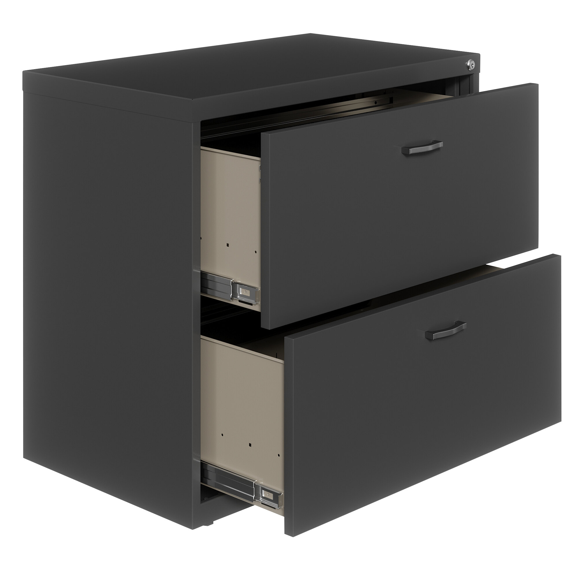 Hirsh Industries 23925 Space Solutions SOHO Charcoal Two