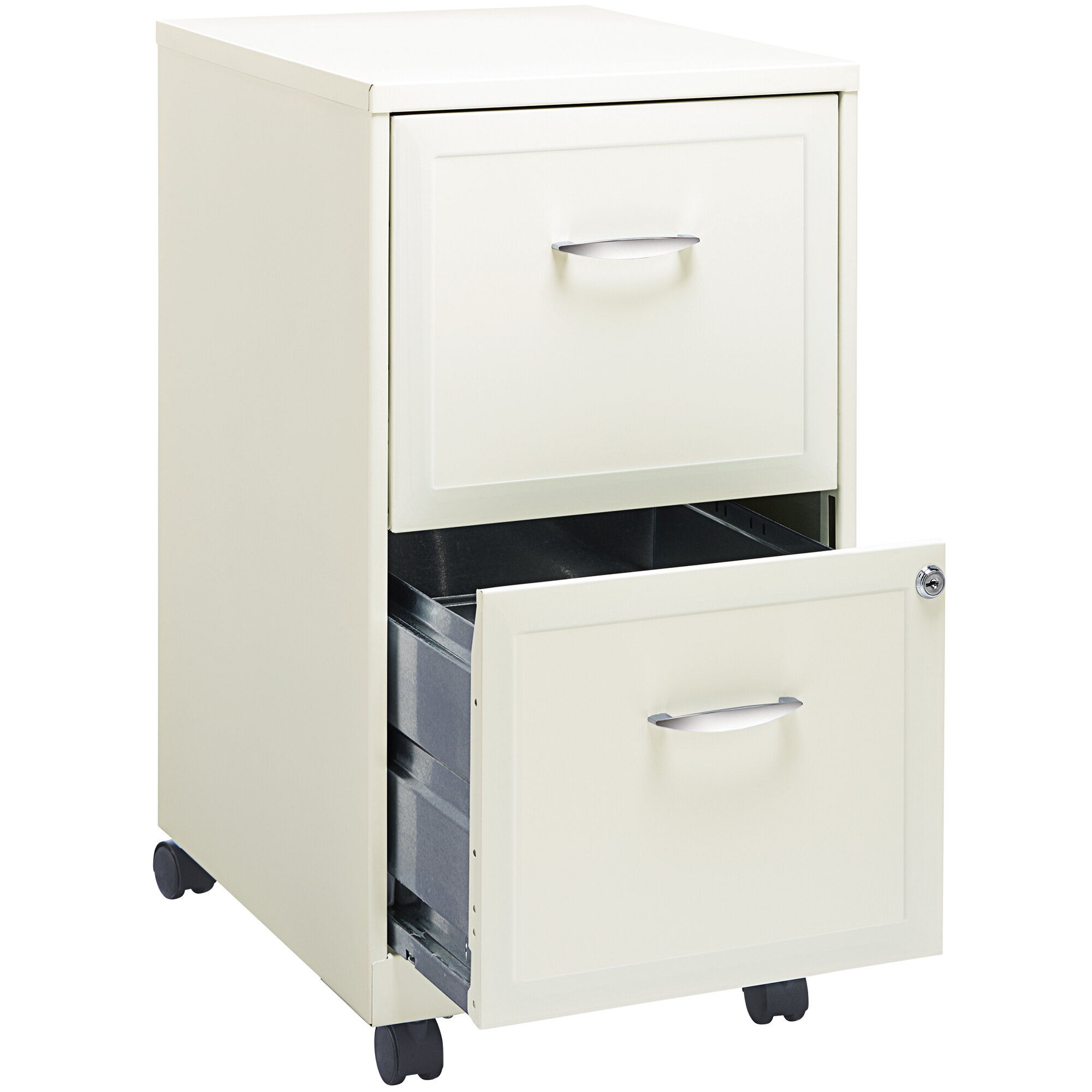 Hirsh Industries 19156 Space Solutions SOHO Pearl White