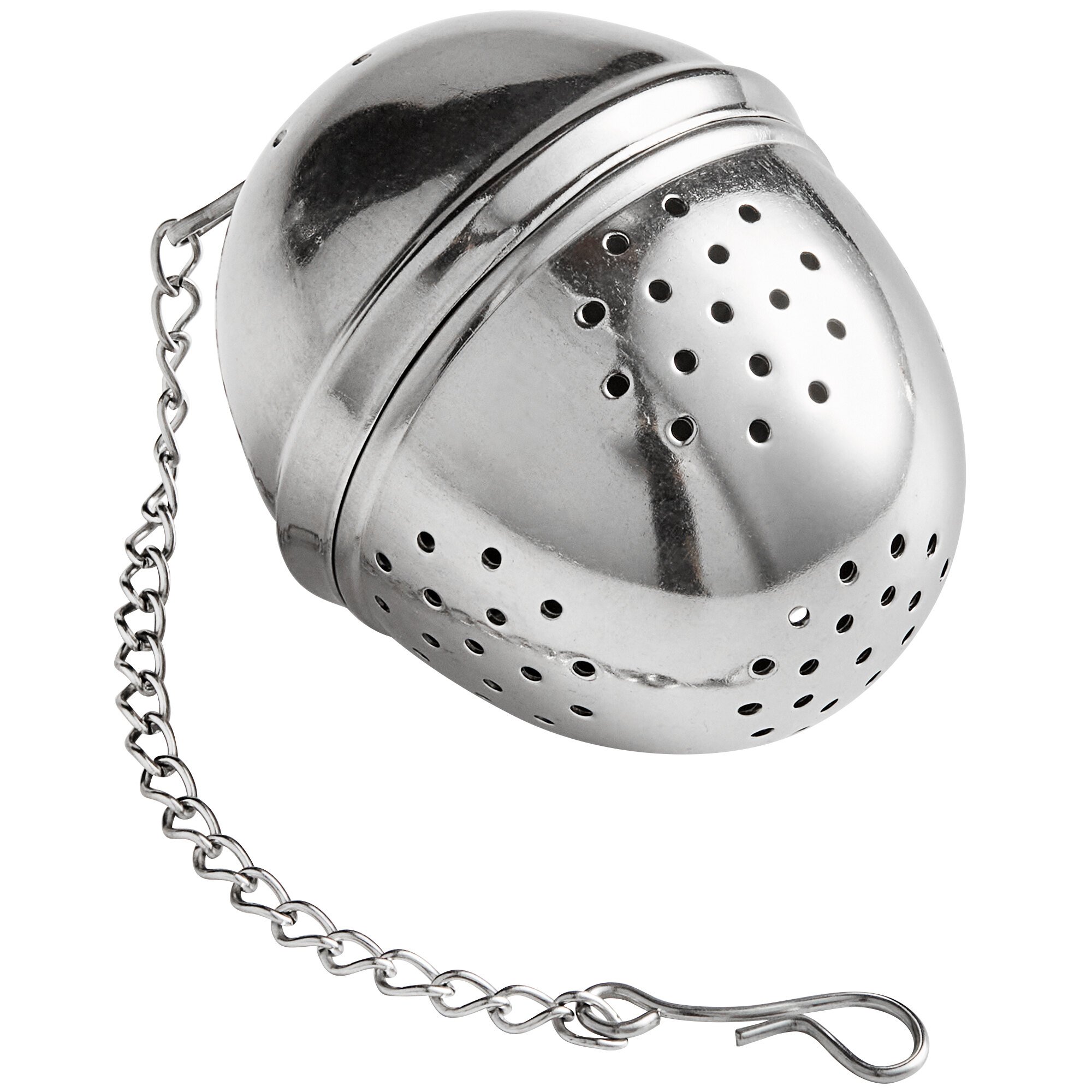 3 5/8" ChromePlated Tea Ball Infuser With Chain