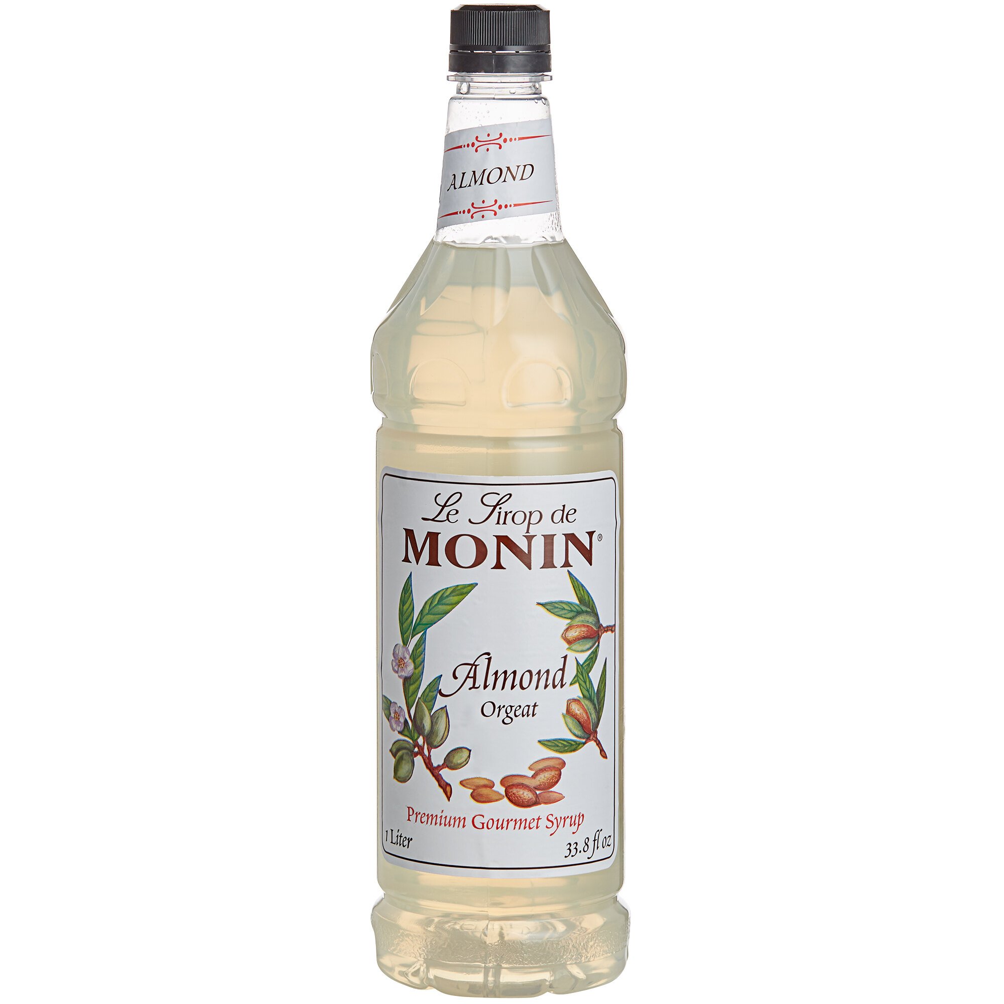 Monin 1 Liter Premium Almond Flavoring Syrup