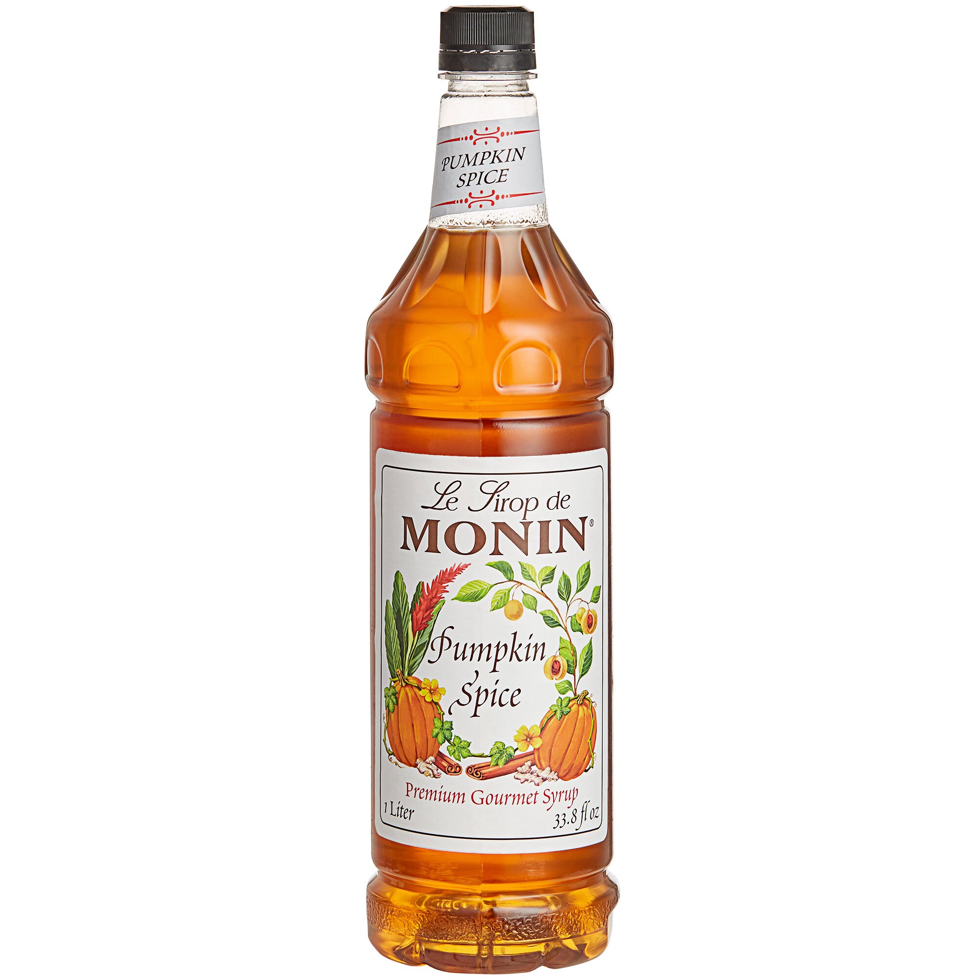 Monin 1 Liter Premium Pumpkin Spice Flavoring Syrup