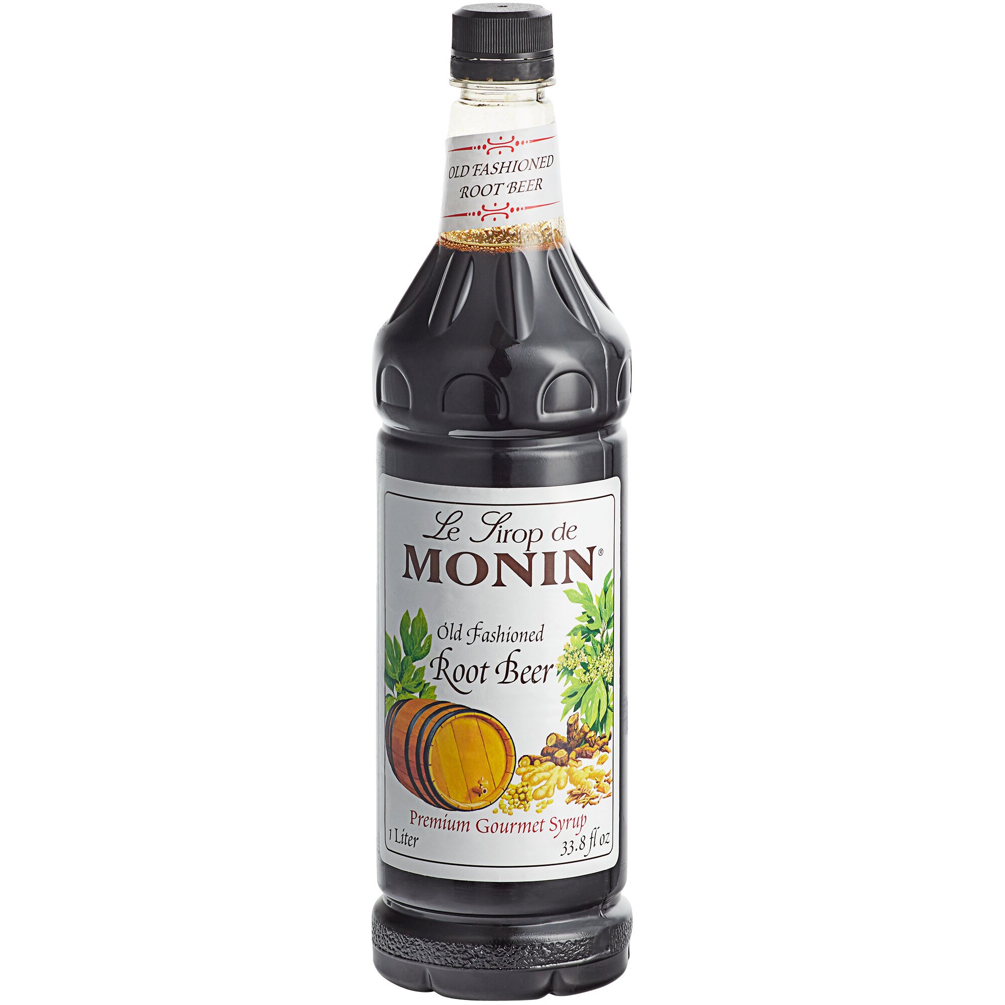 Monin Liter Premium Old Fashioned Root Beer Flavoring Syrup