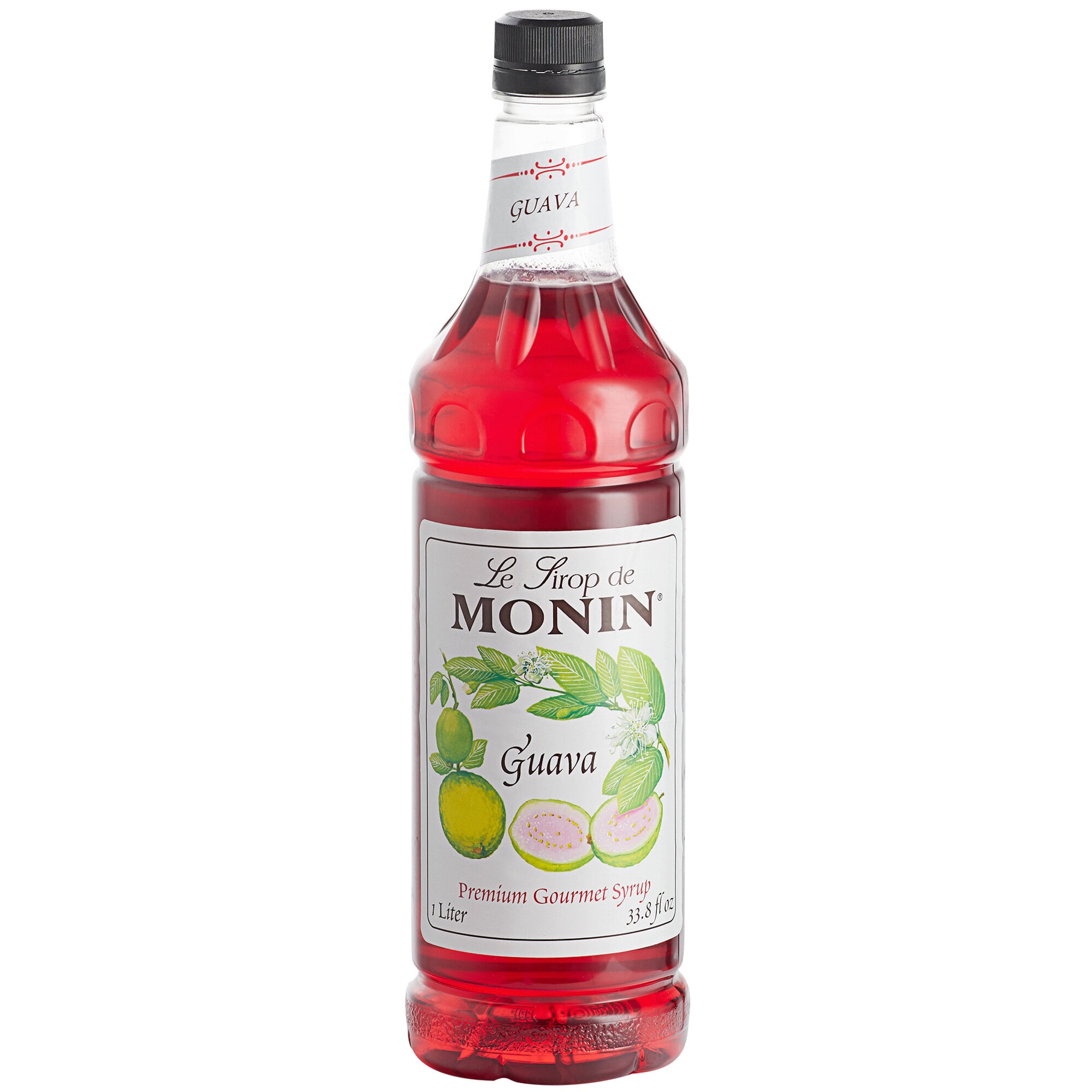 Monin 1 Liter Premium Guava Flavoring / Fruit Syrup