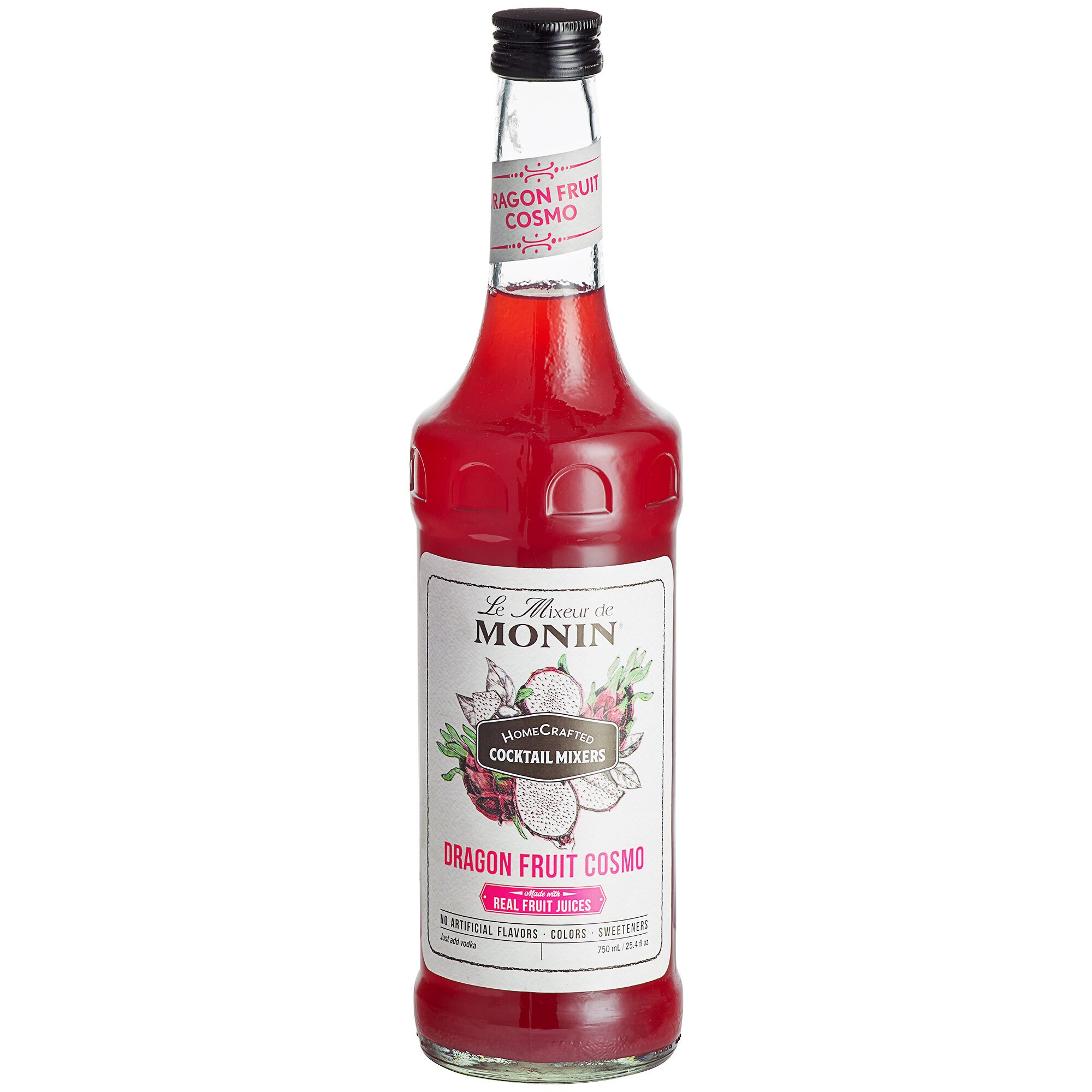 Monin 750 mL HomeCrafted Dragon Fruit Cosmo Cocktail Mix